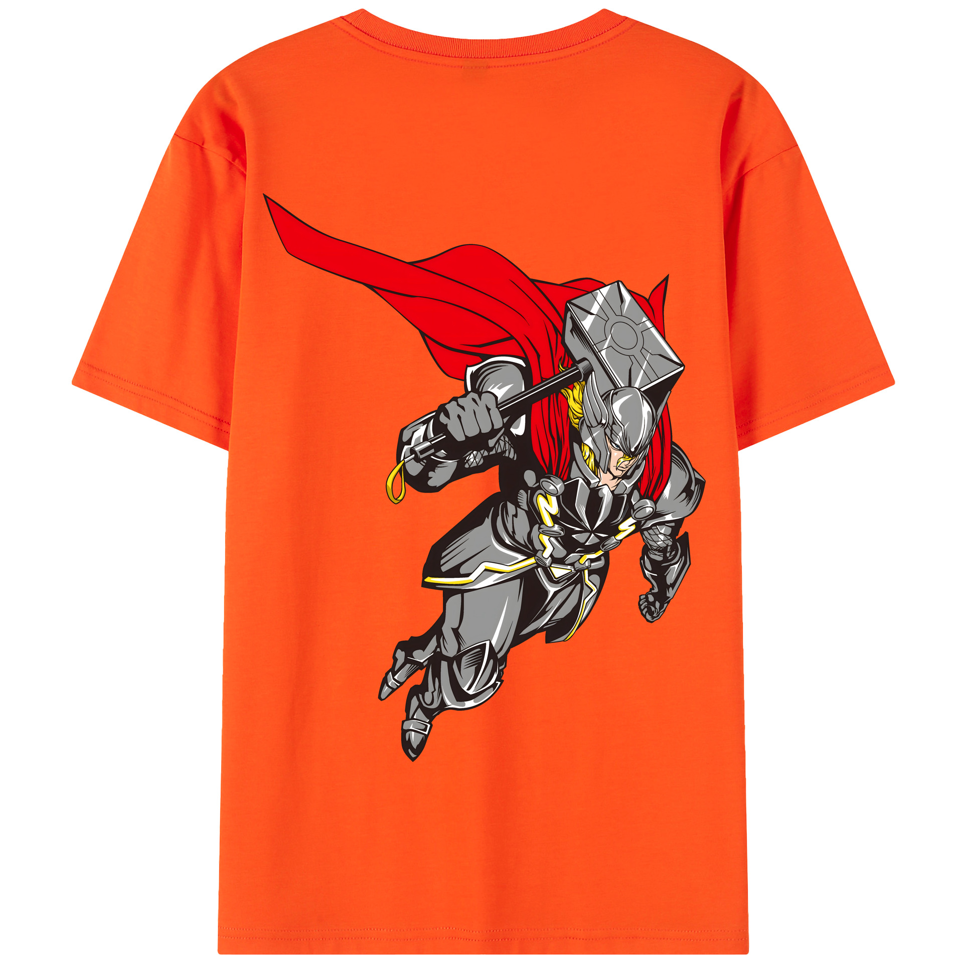 （画像用） アベンジャーズ The Avengers 綿100％半袖Tシャツ（背面プリント）