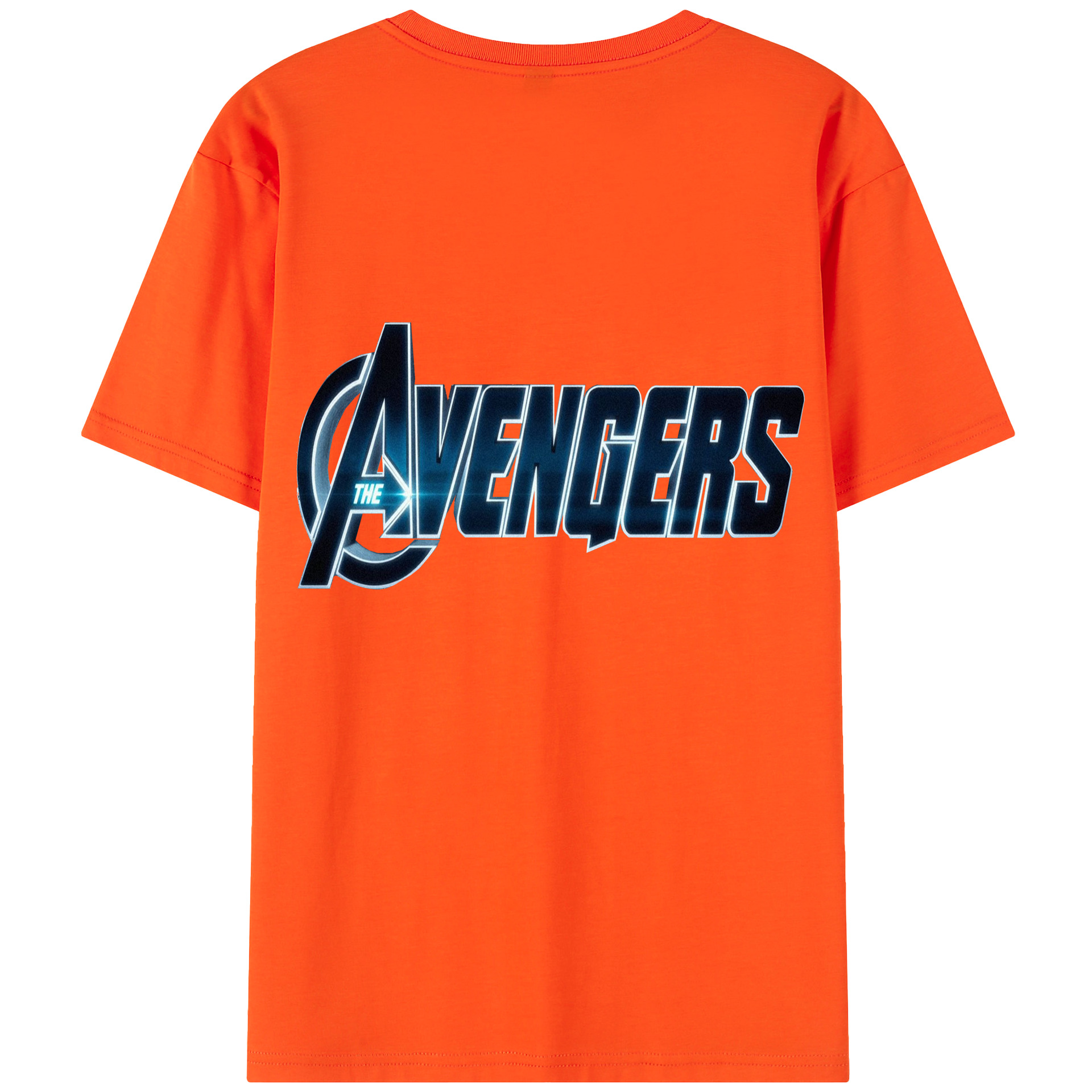 （画像用） アベンジャーズ The Avengers 綿100％半袖Tシャツ（背面プリント）