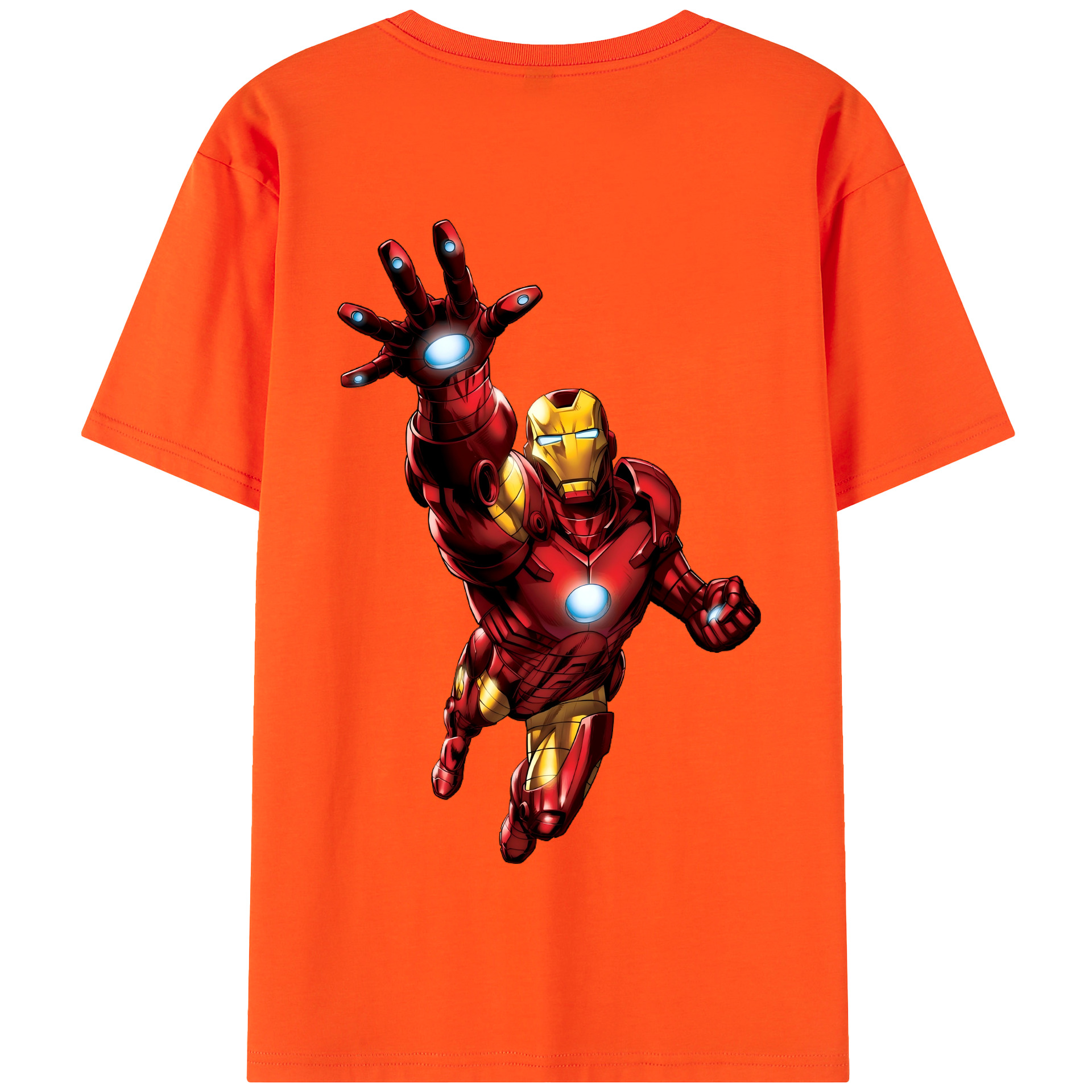 （画像用） アベンジャーズ The Avengers 綿100％半袖Tシャツ（背面プリント）