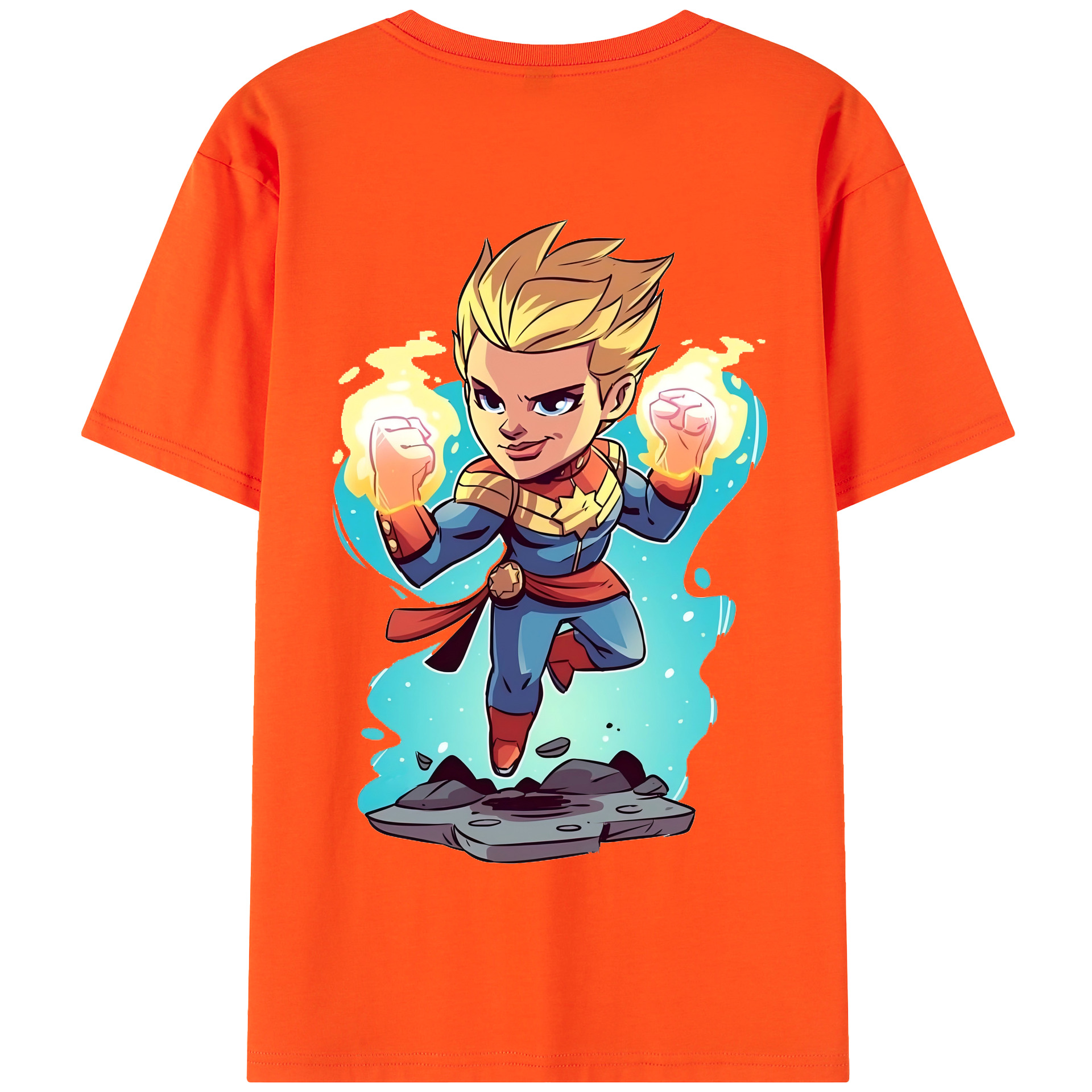 （画像用） アベンジャーズ The Avengers 綿100％半袖Tシャツ（背面プリント）