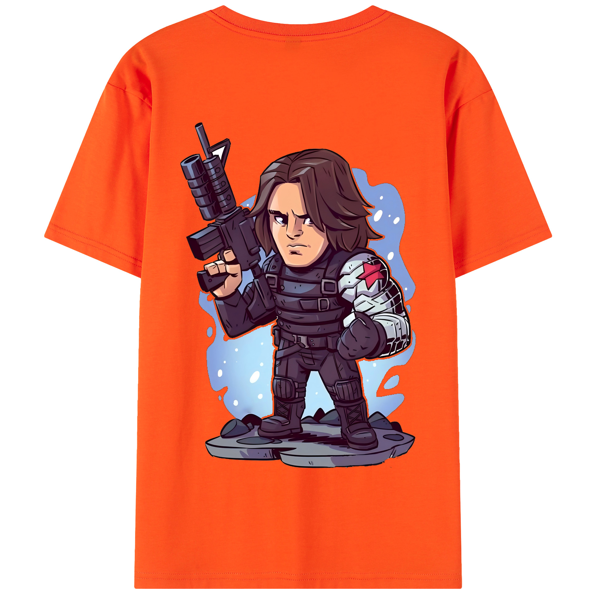 （画像用） アベンジャーズ The Avengers 綿100％半袖Tシャツ（背面プリント）