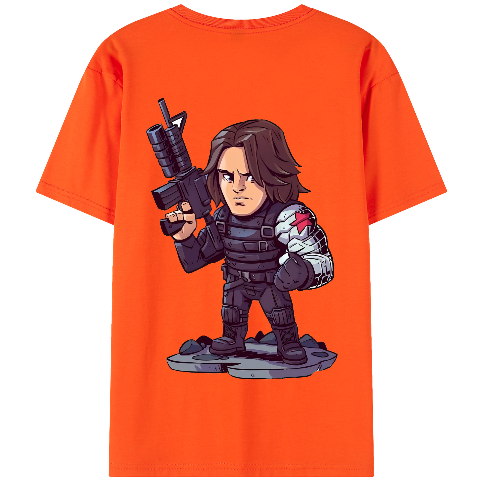 （画像用） アベンジャーズ The Avengers 綿100％半袖Tシャツ（背面プリント）