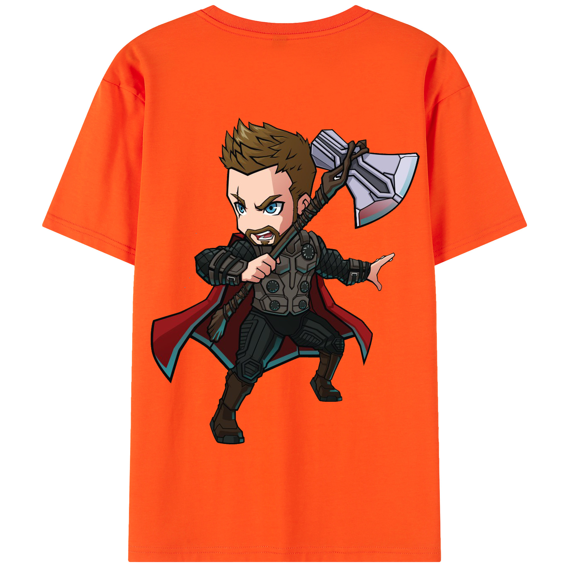 （画像用） アベンジャーズ The Avengers 綿100％半袖Tシャツ（背面プリント）