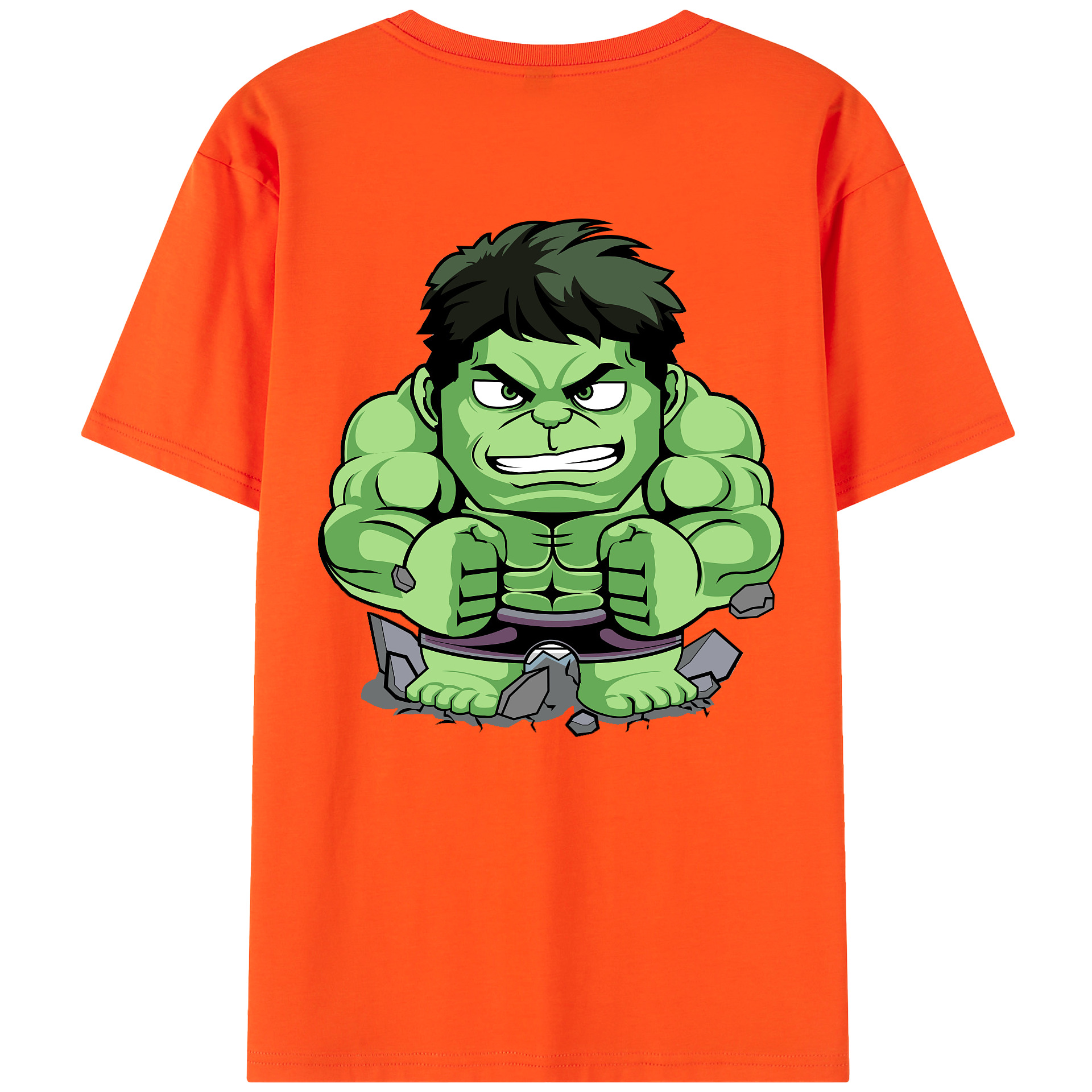 （画像用） アベンジャーズ The Avengers 綿100％半袖Tシャツ（背面プリント）