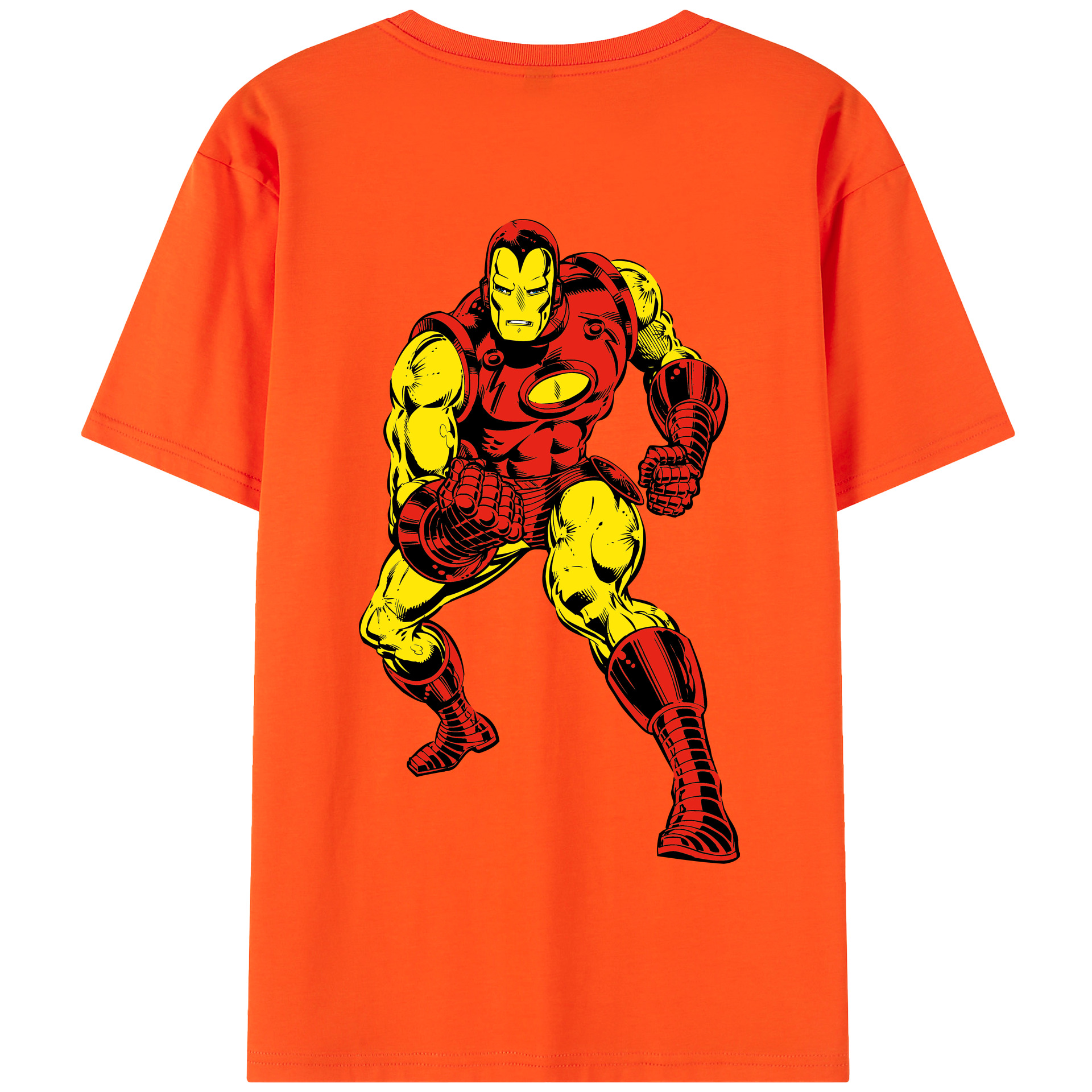 （画像用） アベンジャーズ The Avengers 綿100％半袖Tシャツ（背面プリント）