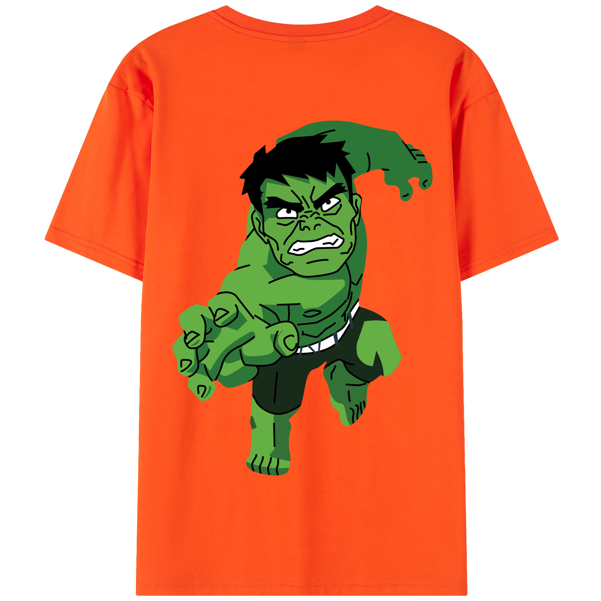 （画像用） アベンジャーズ The Avengers 綿100％半袖Tシャツ（背面プリント）