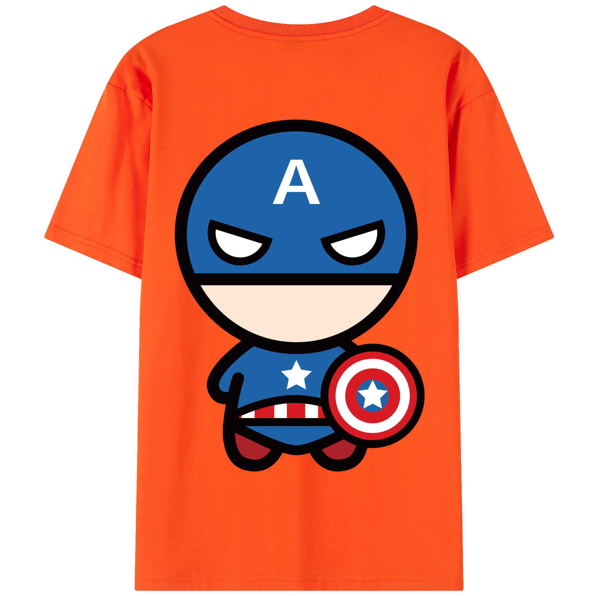（画像用） アベンジャーズ The Avengers 綿100％半袖Tシャツ（背面プリント）