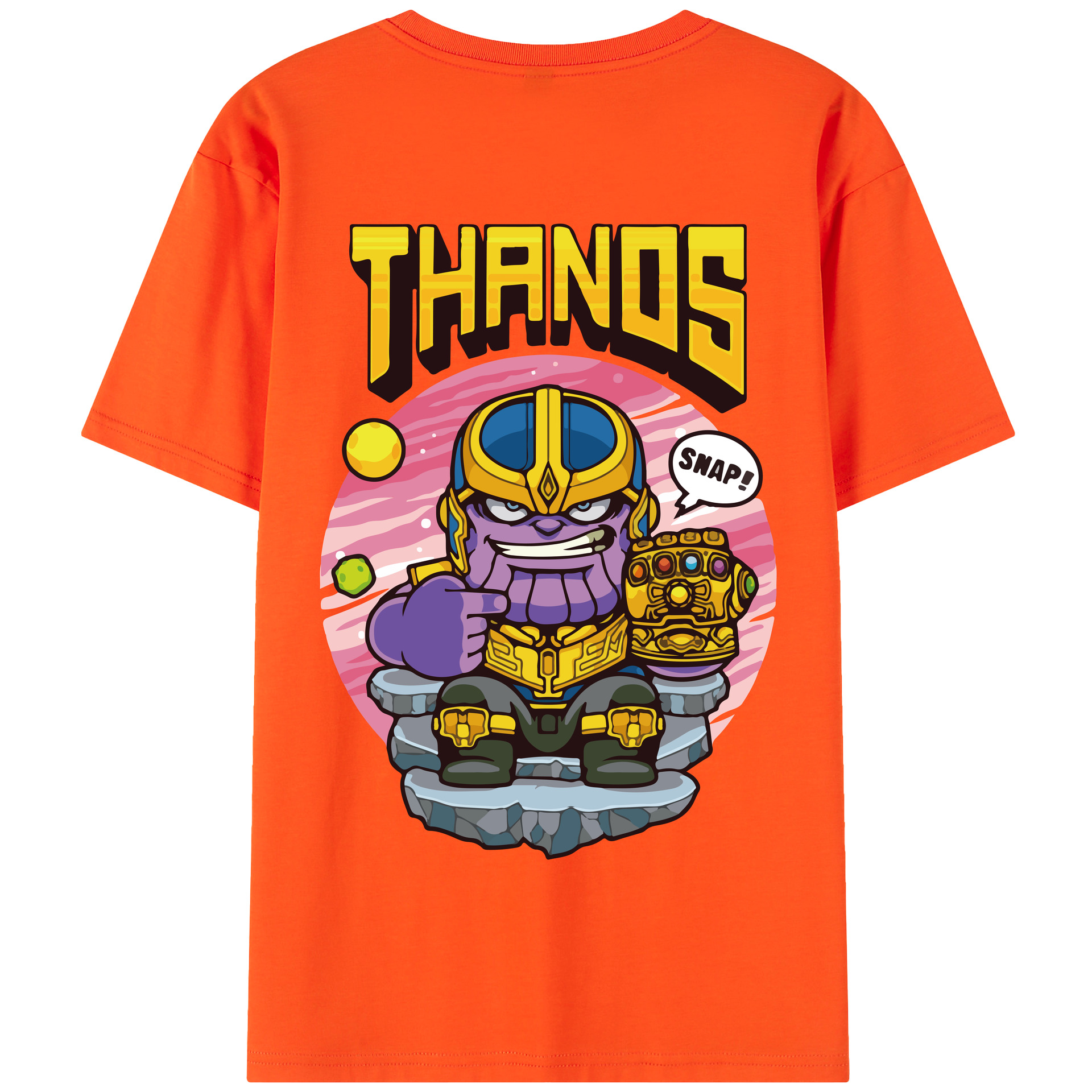 （画像用） アベンジャーズ The Avengers 綿100％半袖Tシャツ（背面プリント）