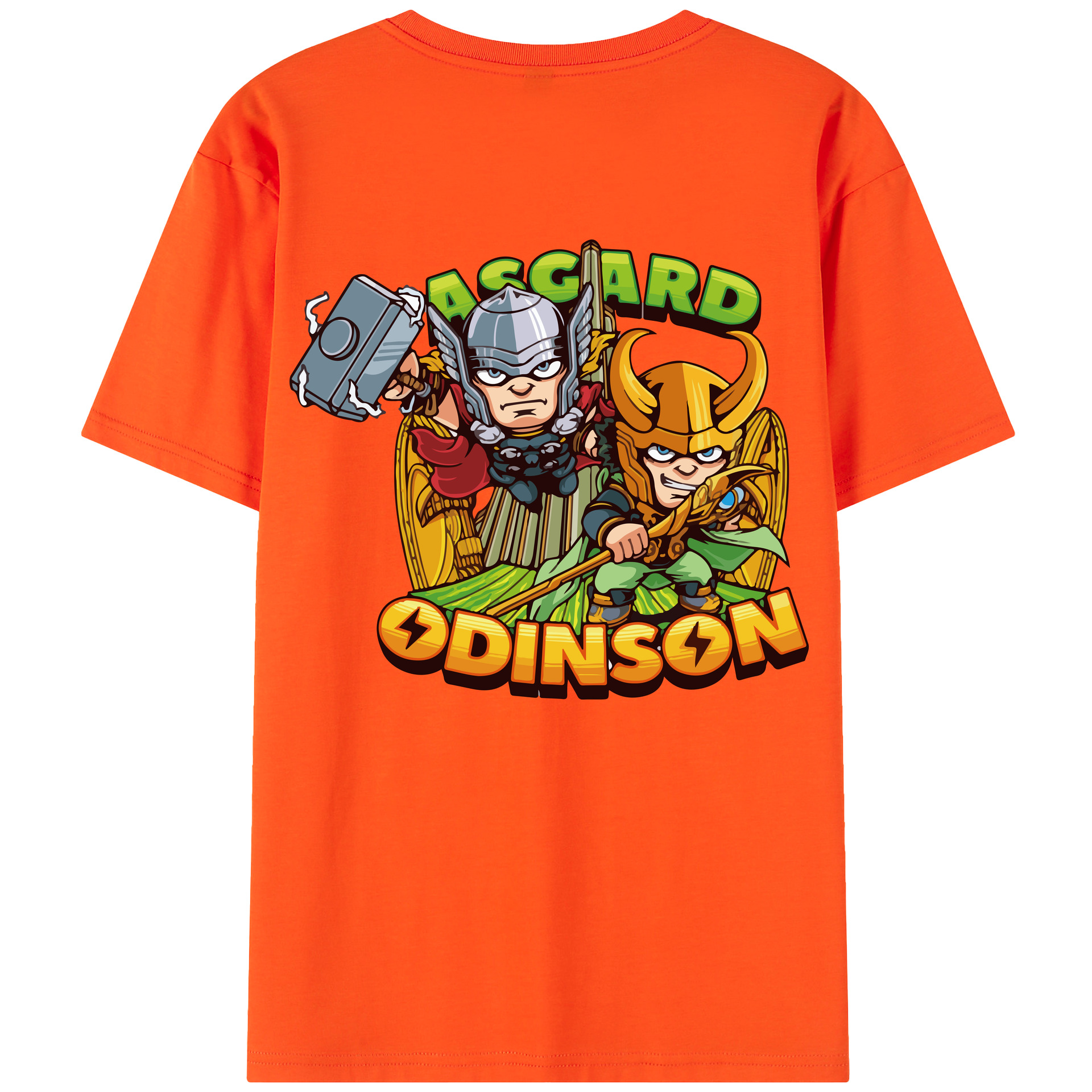 （画像用） アベンジャーズ The Avengers 綿100％半袖Tシャツ（背面プリント）