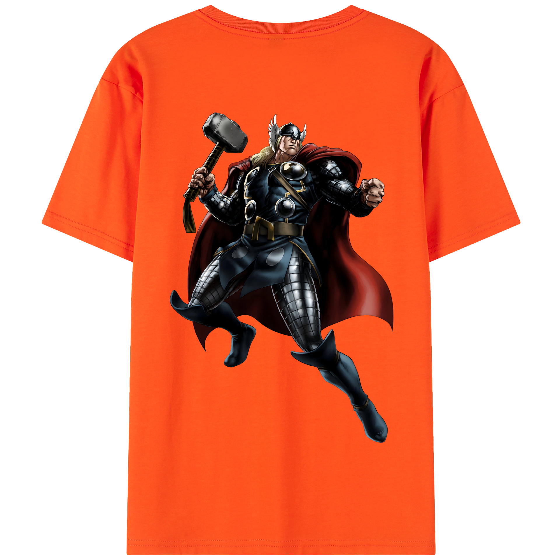 （画像用） アベンジャーズ The Avengers 綿100％半袖Tシャツ（背面プリント）