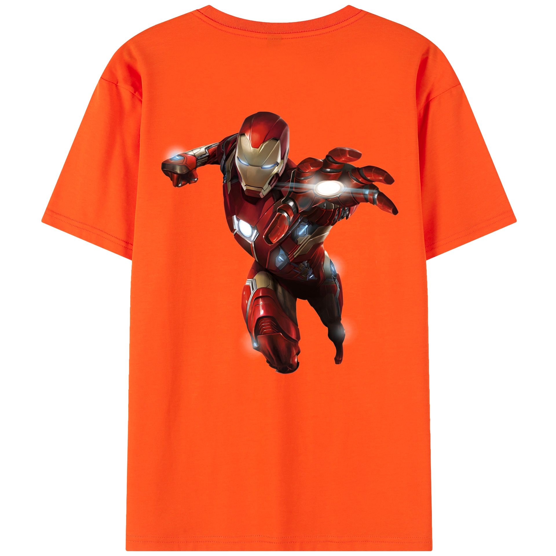 （画像用） アベンジャーズ The Avengers 綿100％半袖Tシャツ（背面プリント）