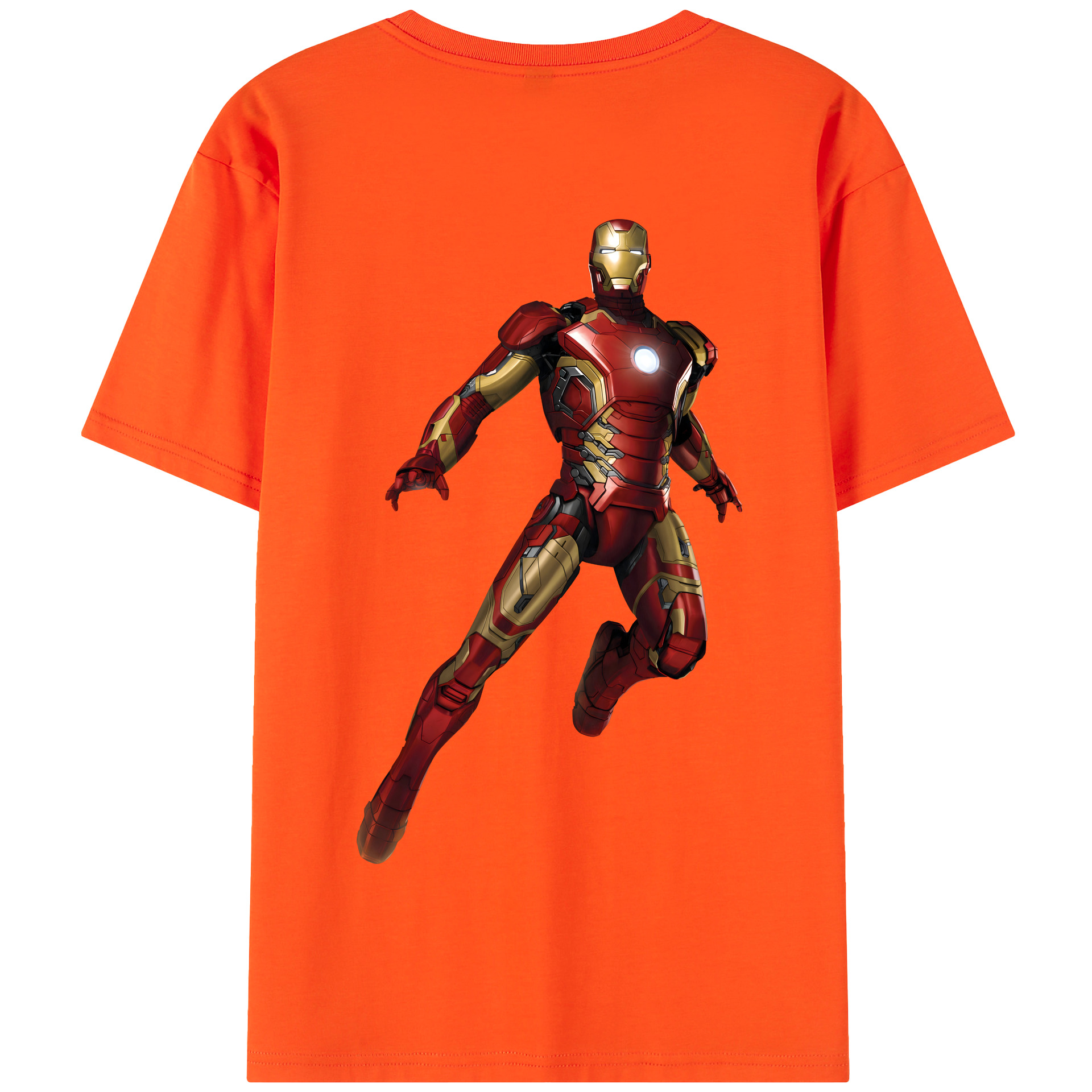（画像用） アベンジャーズ The Avengers 綿100％半袖Tシャツ（背面プリント）