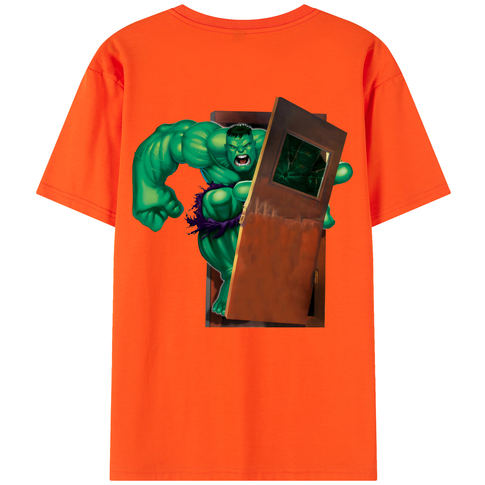 （画像用） アベンジャーズ The Avengers 綿100％半袖Tシャツ（背面プリント）
