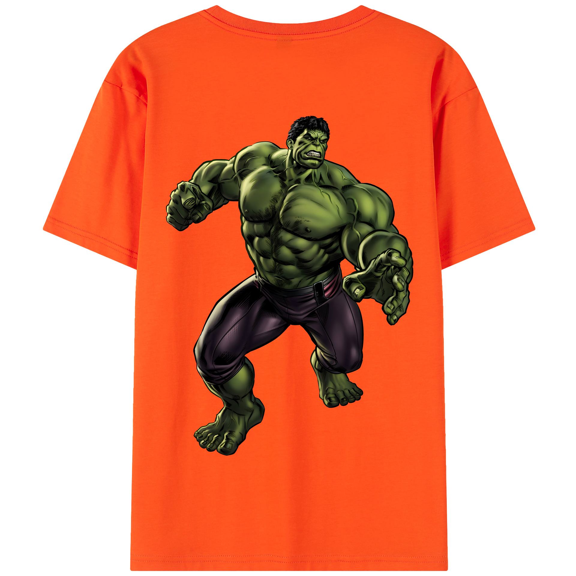 （画像用） アベンジャーズ The Avengers 綿100％半袖Tシャツ（背面プリント）