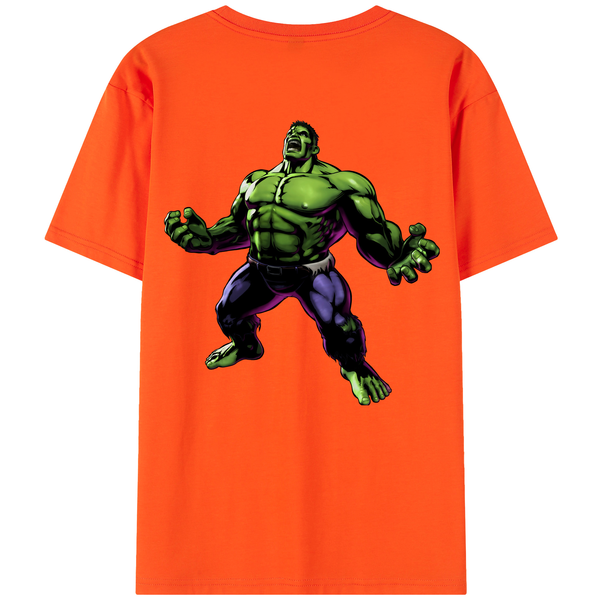 （画像用） アベンジャーズ The Avengers 綿100％半袖Tシャツ（背面プリント）