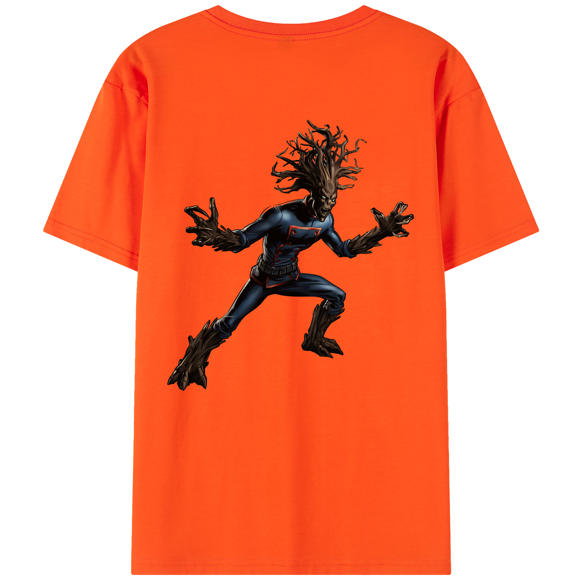 （画像用） アベンジャーズ The Avengers 綿100％半袖Tシャツ（背面プリント）