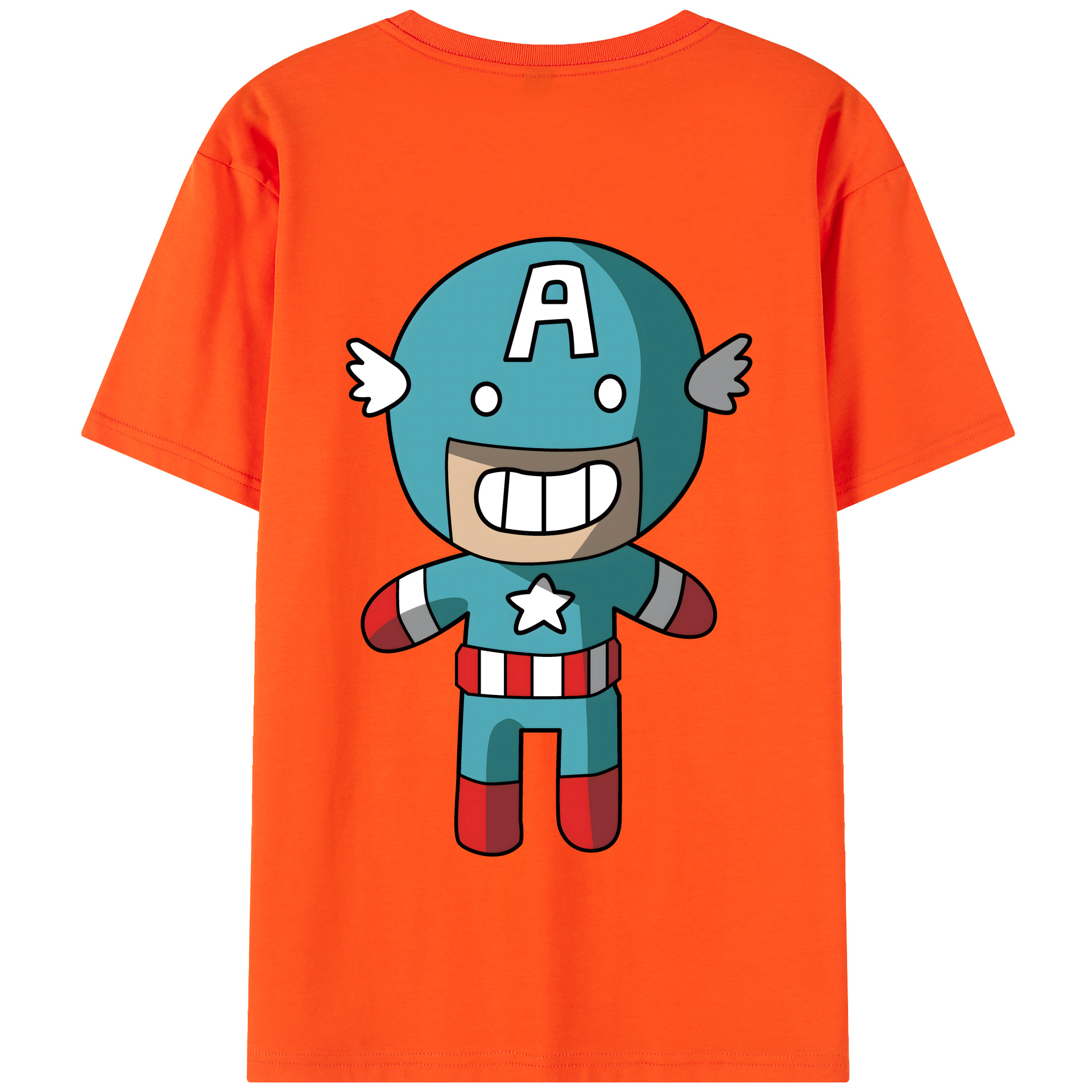 （画像用） アベンジャーズ The Avengers 綿100％半袖Tシャツ（背面プリント）