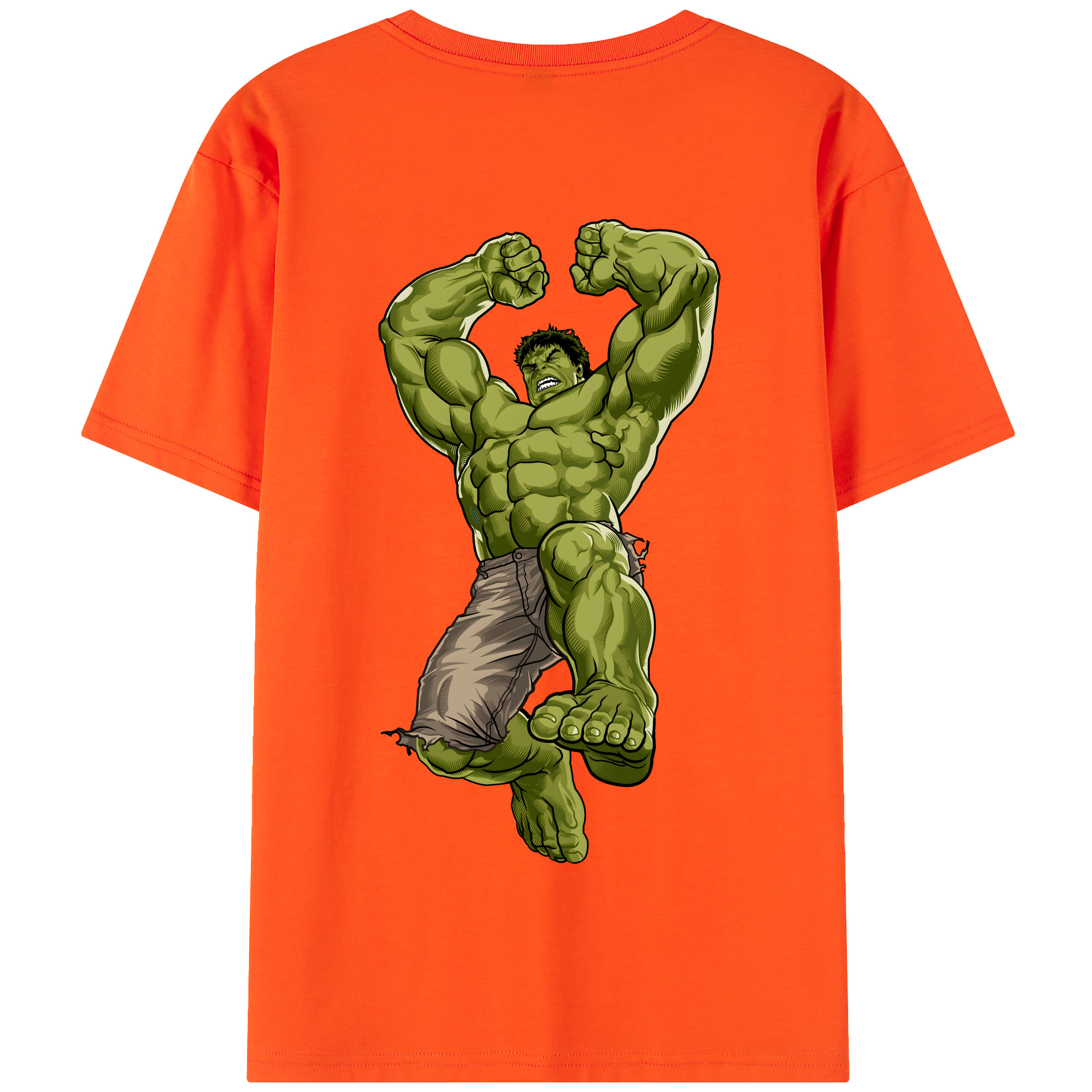 （画像用） アベンジャーズ The Avengers 綿100％半袖Tシャツ（背面プリント）