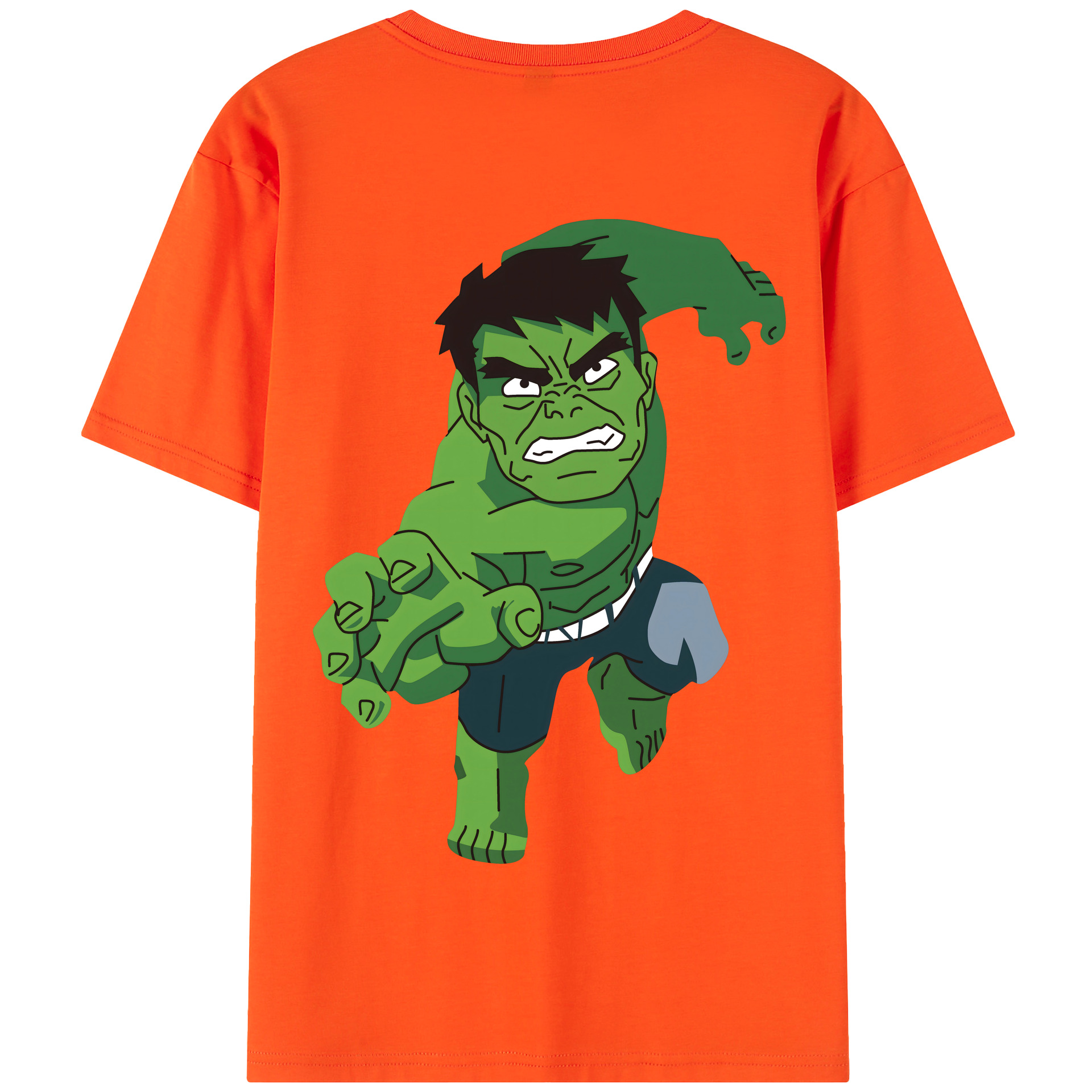 （画像用） アベンジャーズ The Avengers 綿100％半袖Tシャツ（背面プリント）