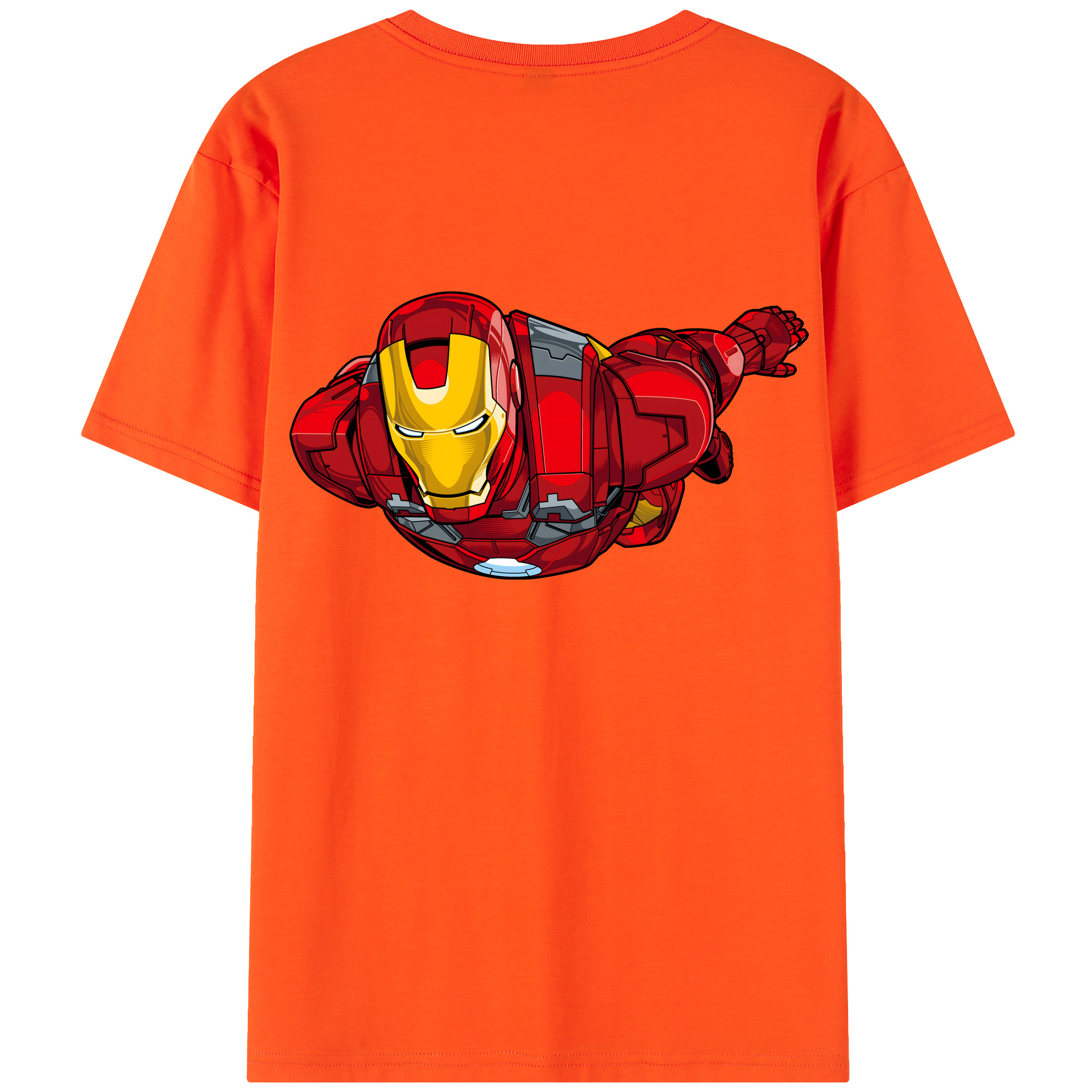 （画像用） アベンジャーズ The Avengers 綿100％半袖Tシャツ（背面プリント）