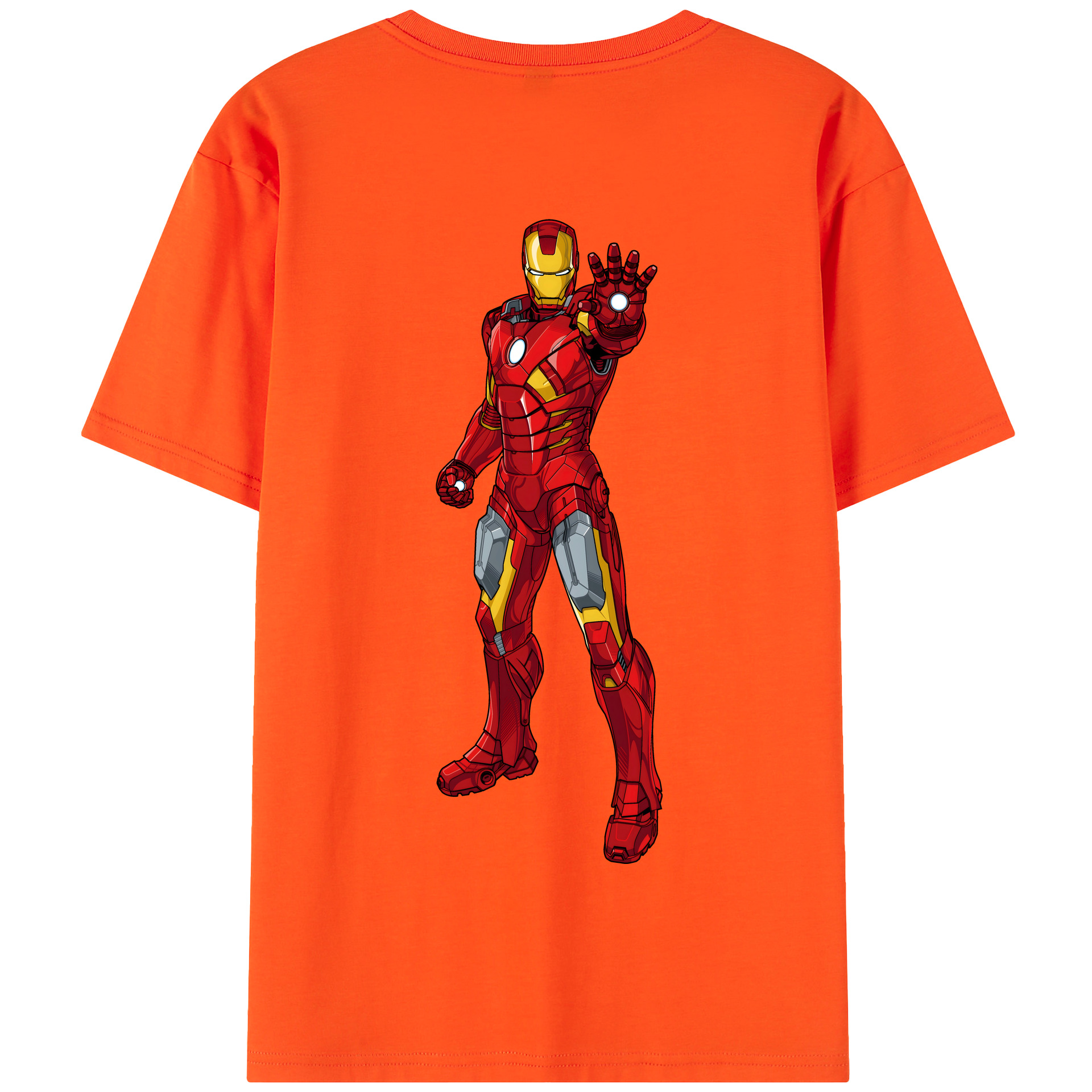 （画像用） アベンジャーズ The Avengers 綿100％半袖Tシャツ（背面プリント）