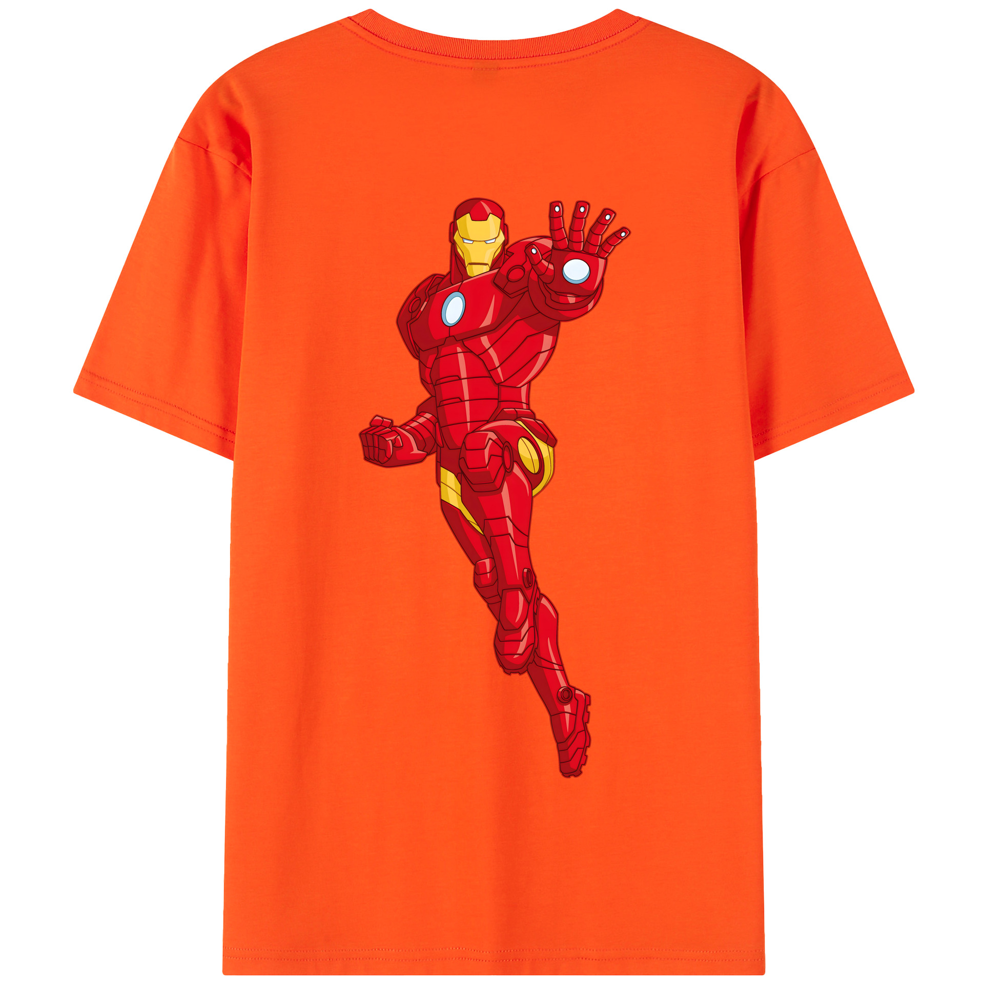 （画像用） アベンジャーズ The Avengers 綿100％半袖Tシャツ（背面プリント）
