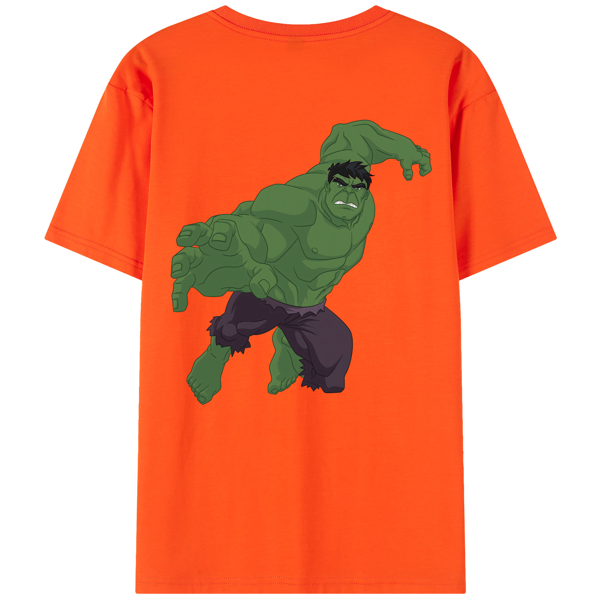 （画像用） アベンジャーズ The Avengers 綿100％半袖Tシャツ（背面プリント）
