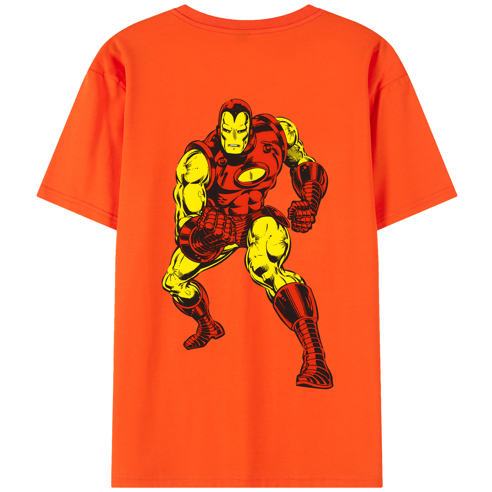 （画像用） アベンジャーズ The Avengers 綿100％半袖Tシャツ（背面プリント）
