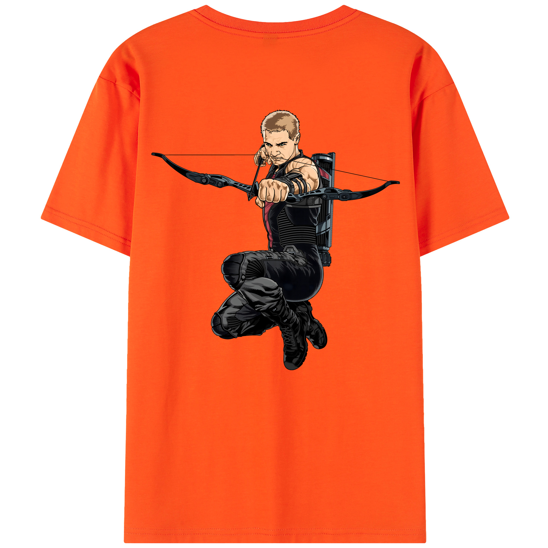 （画像用） アベンジャーズ The Avengers 綿100％半袖Tシャツ（背面プリント）