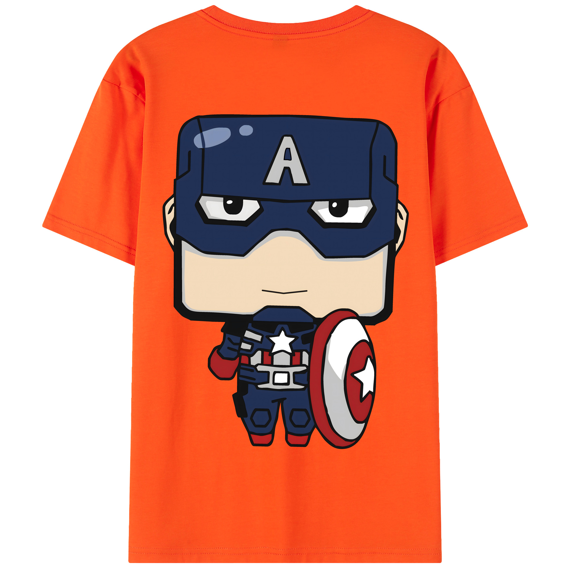 （画像用） アベンジャーズ The Avengers 綿100％半袖Tシャツ（背面プリント）