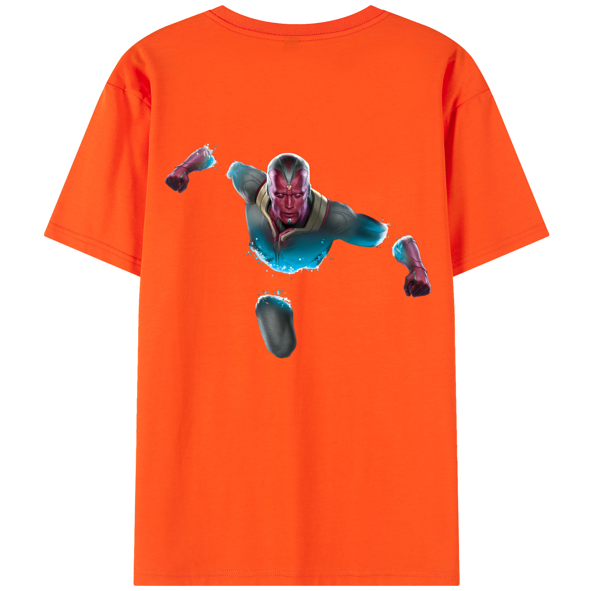 （画像用） アベンジャーズ The Avengers 綿100％半袖Tシャツ（背面プリント）