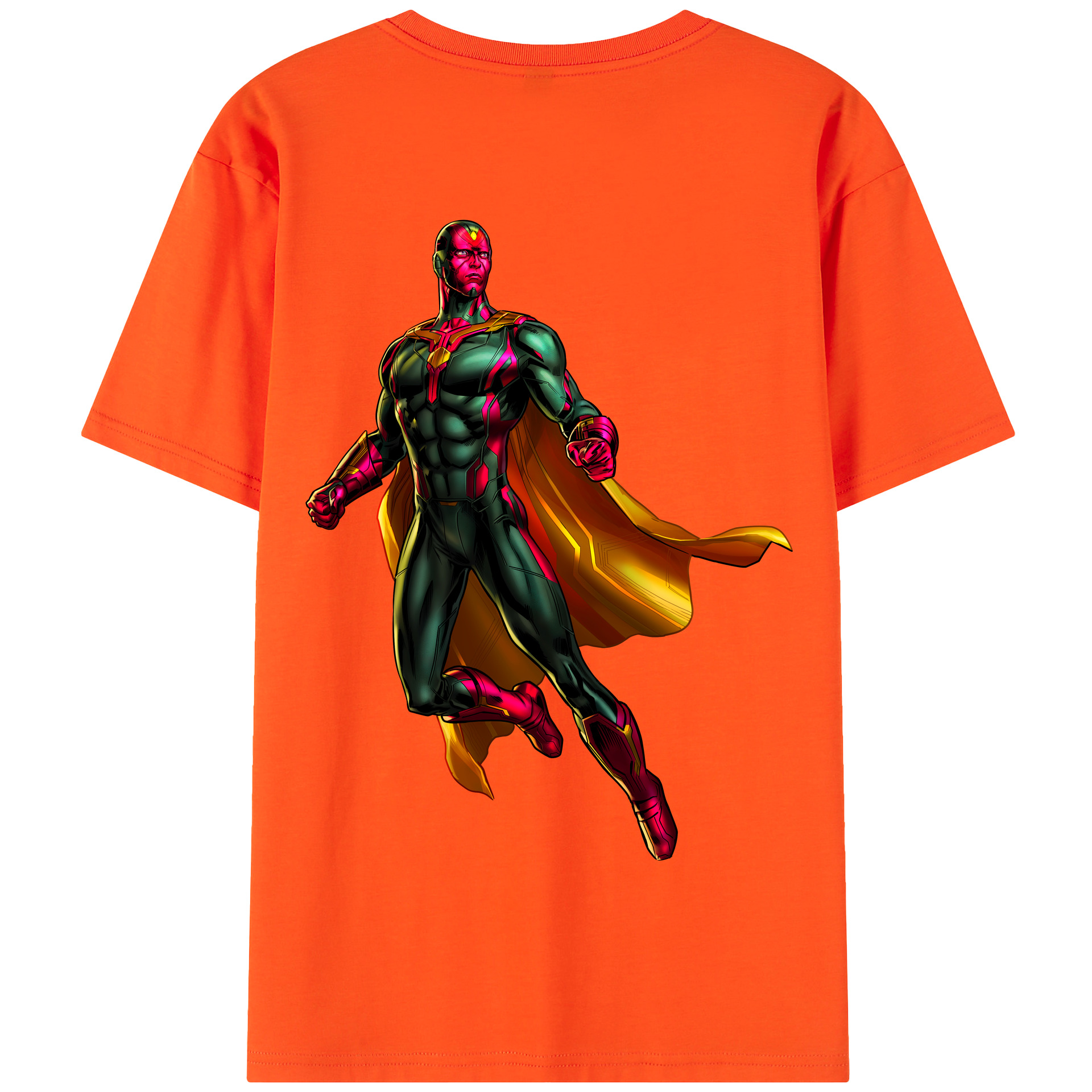 （画像用） アベンジャーズ The Avengers 綿100％半袖Tシャツ（背面プリント）