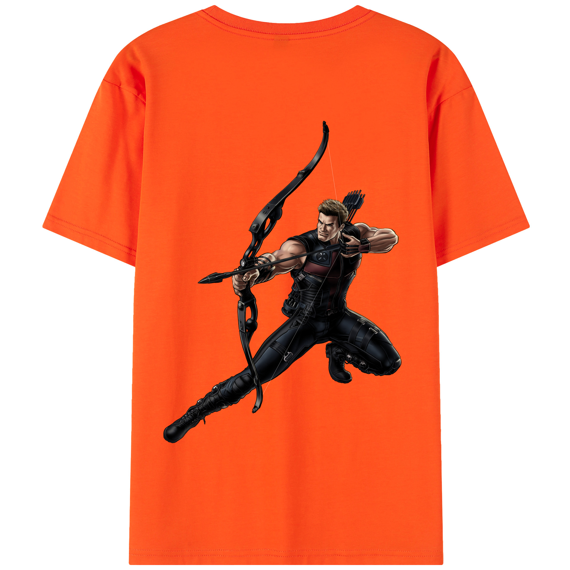 （画像用） アベンジャーズ The Avengers 綿100％半袖Tシャツ（背面プリント）