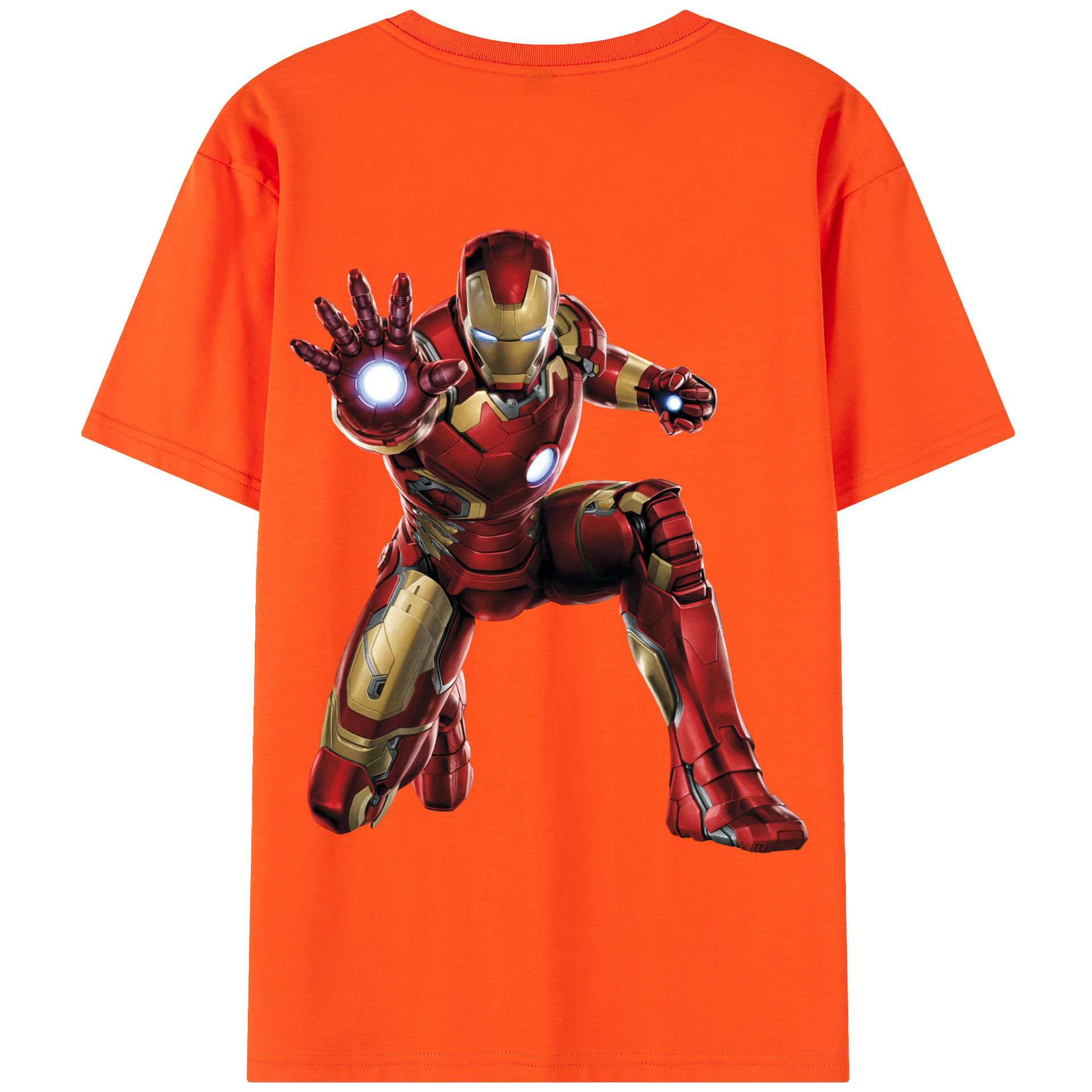 （画像用） アベンジャーズ The Avengers 綿100％半袖Tシャツ（背面プリント）