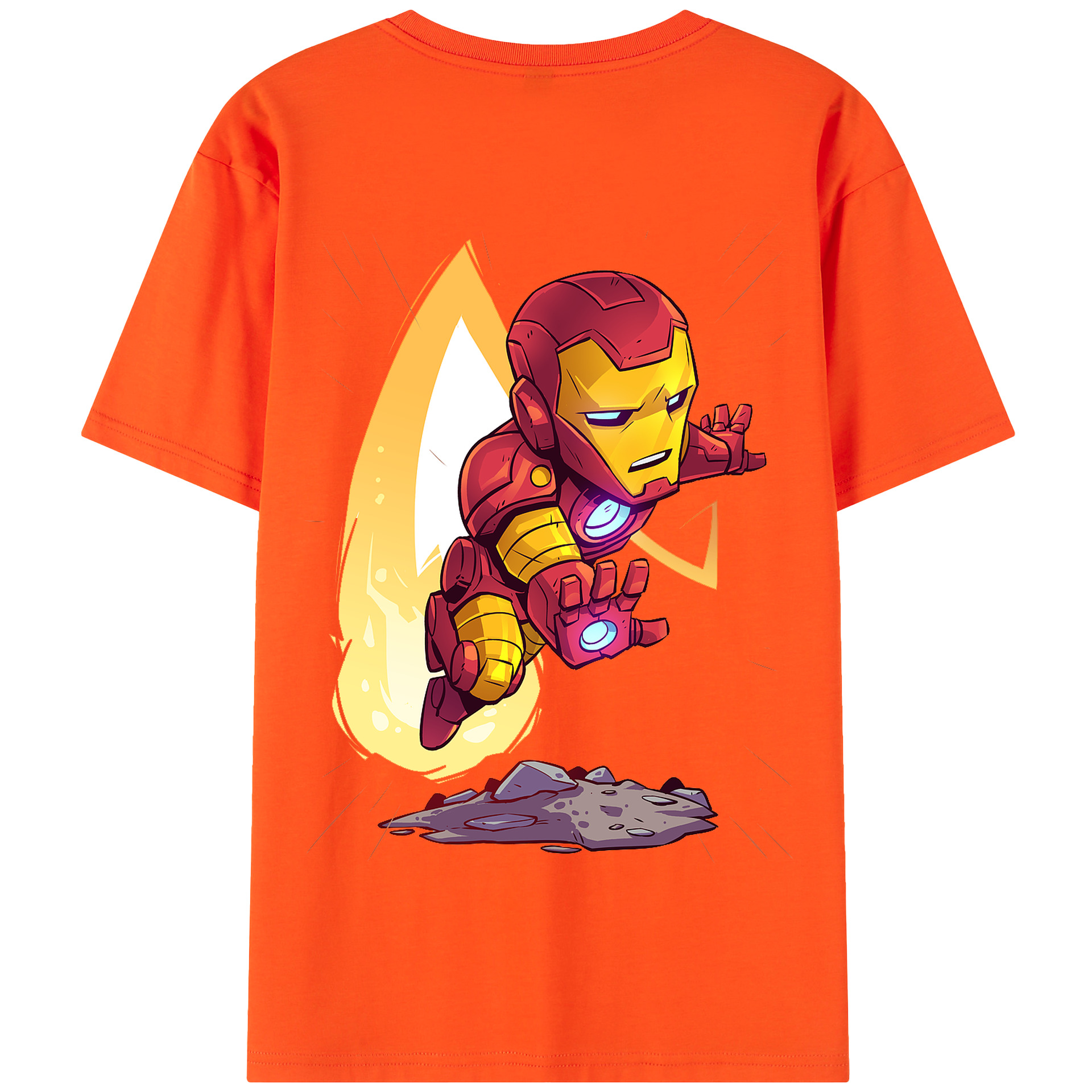（画像用） アベンジャーズ The Avengers 綿100％半袖Tシャツ（背面プリント）
