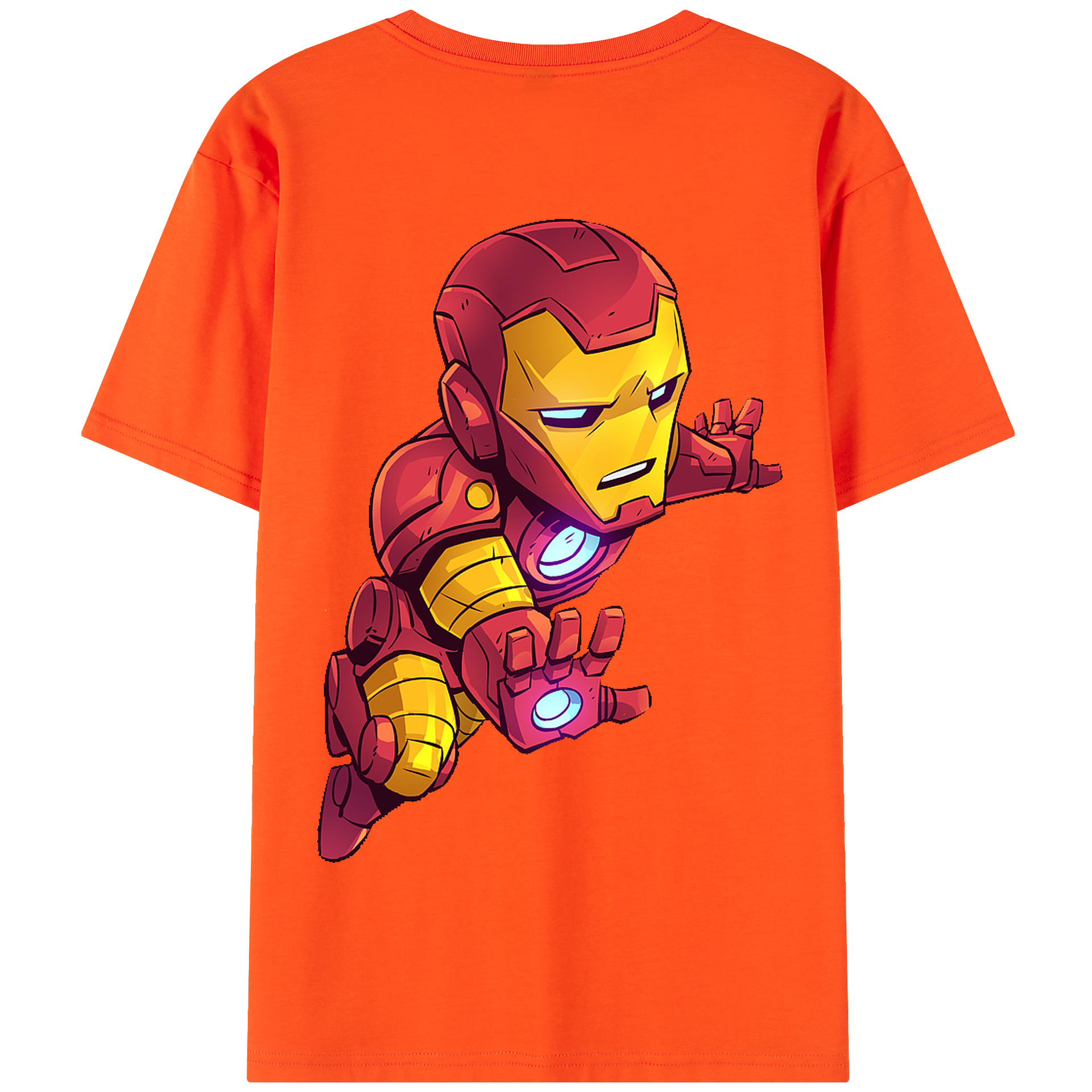 （画像用） アベンジャーズ The Avengers 綿100％半袖Tシャツ（背面プリント）