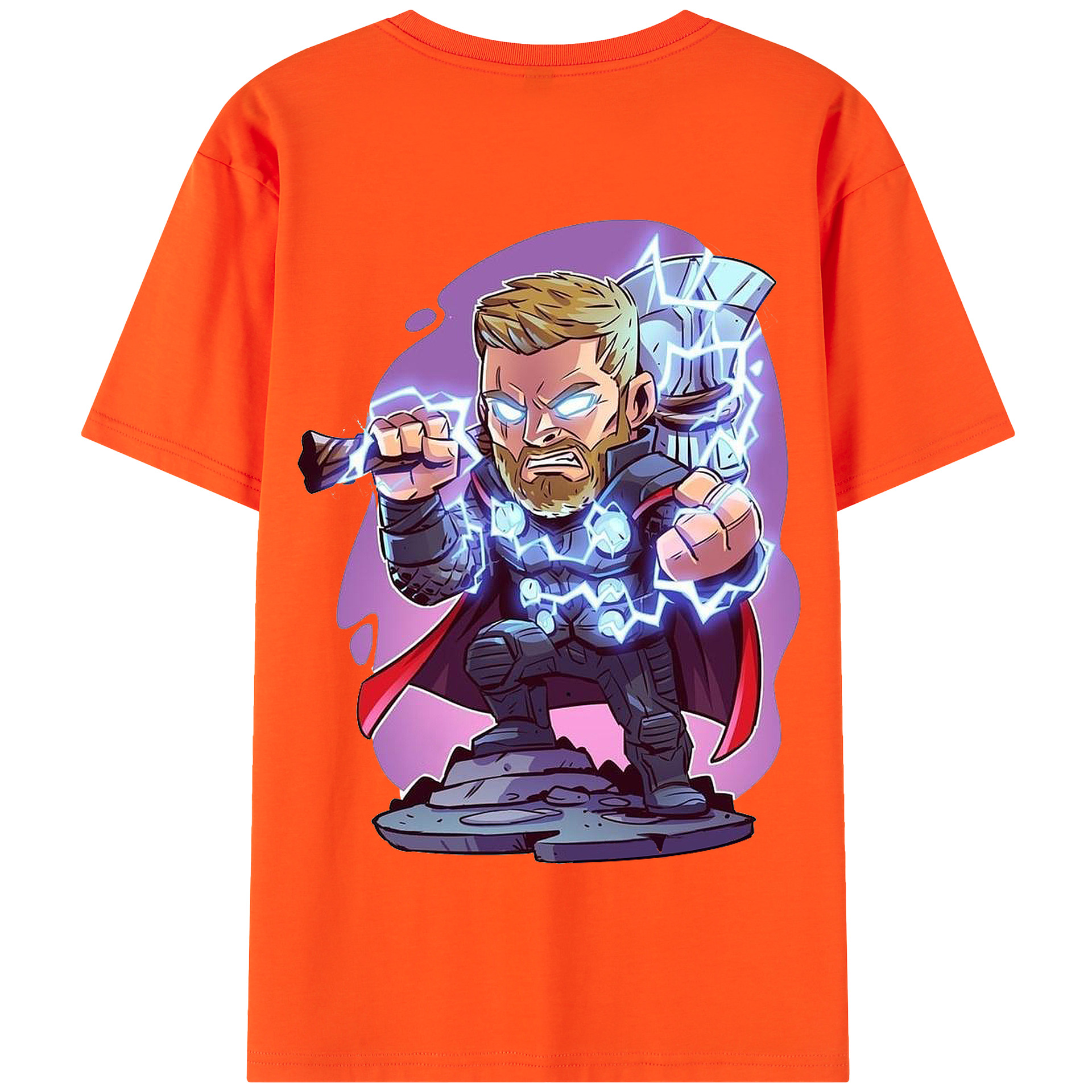 （画像用） アベンジャーズ The Avengers 綿100％半袖Tシャツ（背面プリント）