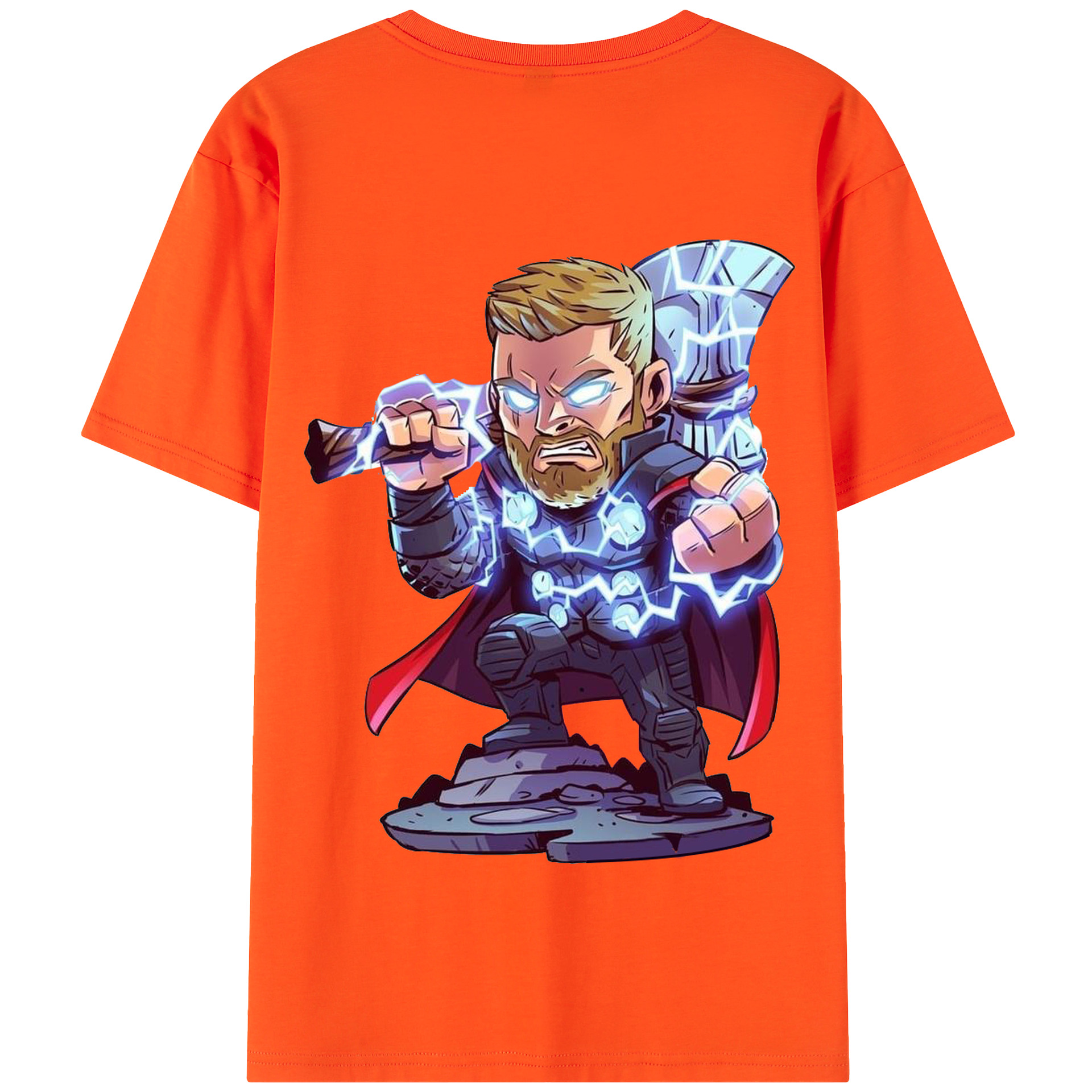 （画像用） アベンジャーズ The Avengers 綿100％半袖Tシャツ（背面プリント）