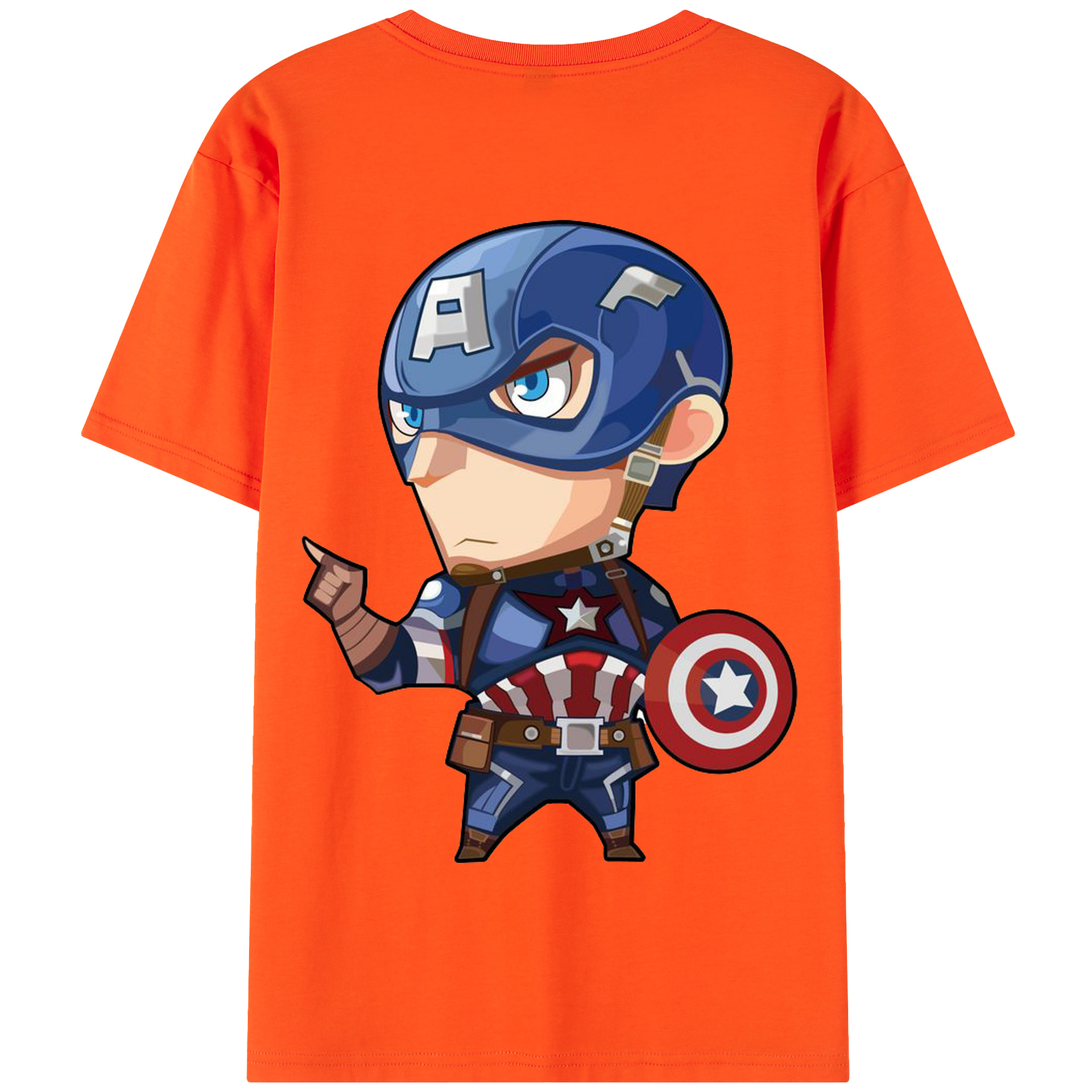（画像用） アベンジャーズ The Avengers 綿100％半袖Tシャツ（背面プリント）