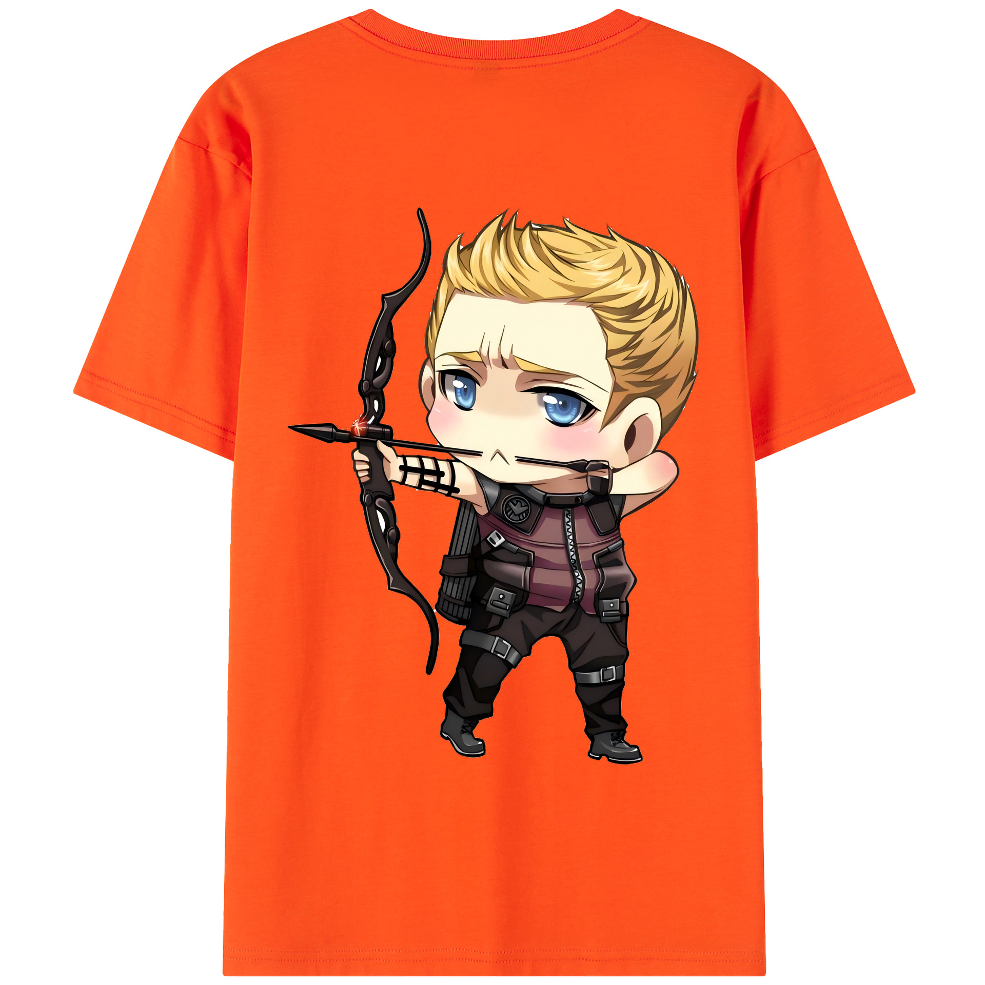 （画像用） アベンジャーズ The Avengers 綿100％半袖Tシャツ（背面プリント）