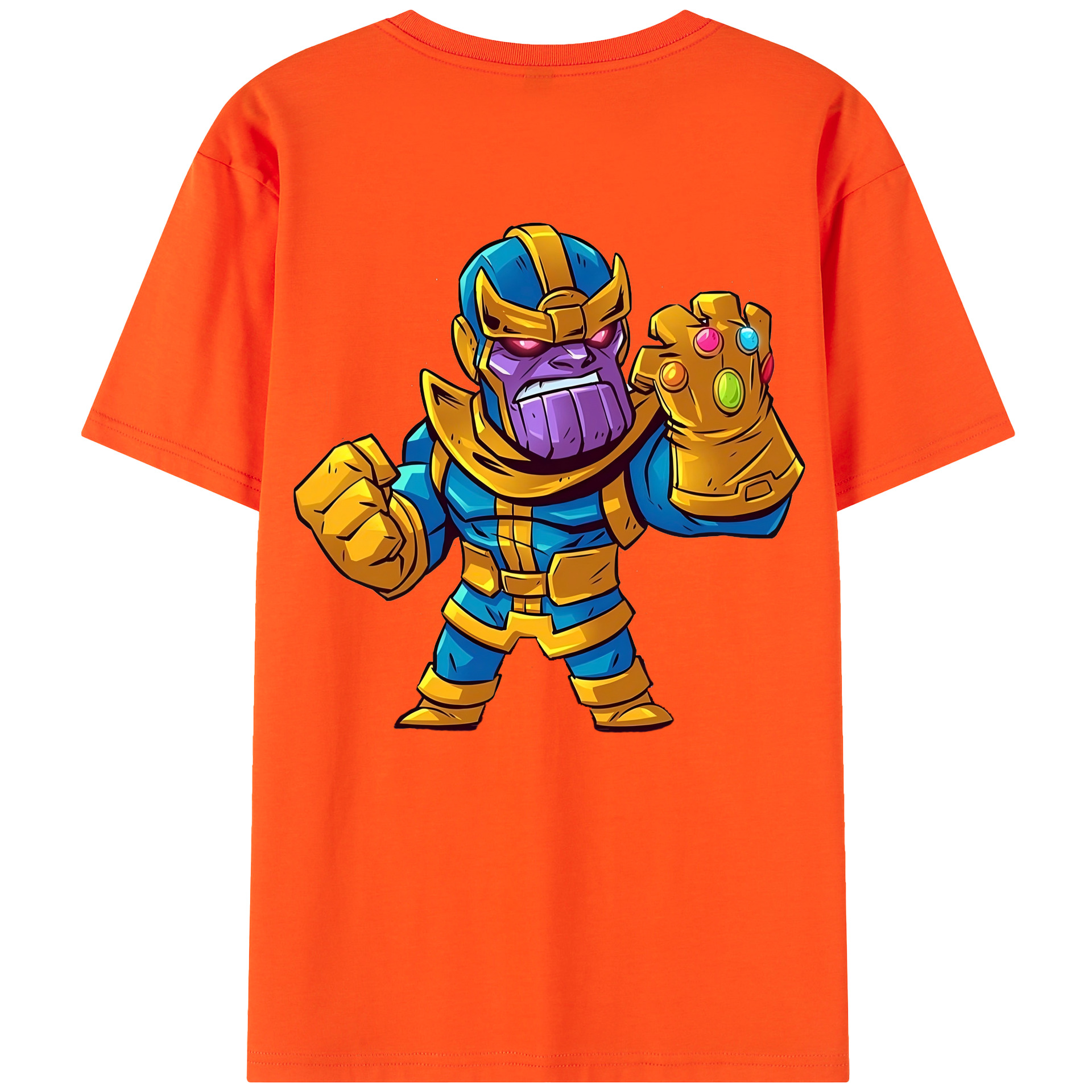 （画像用） アベンジャーズ The Avengers 綿100％半袖Tシャツ（背面プリント）