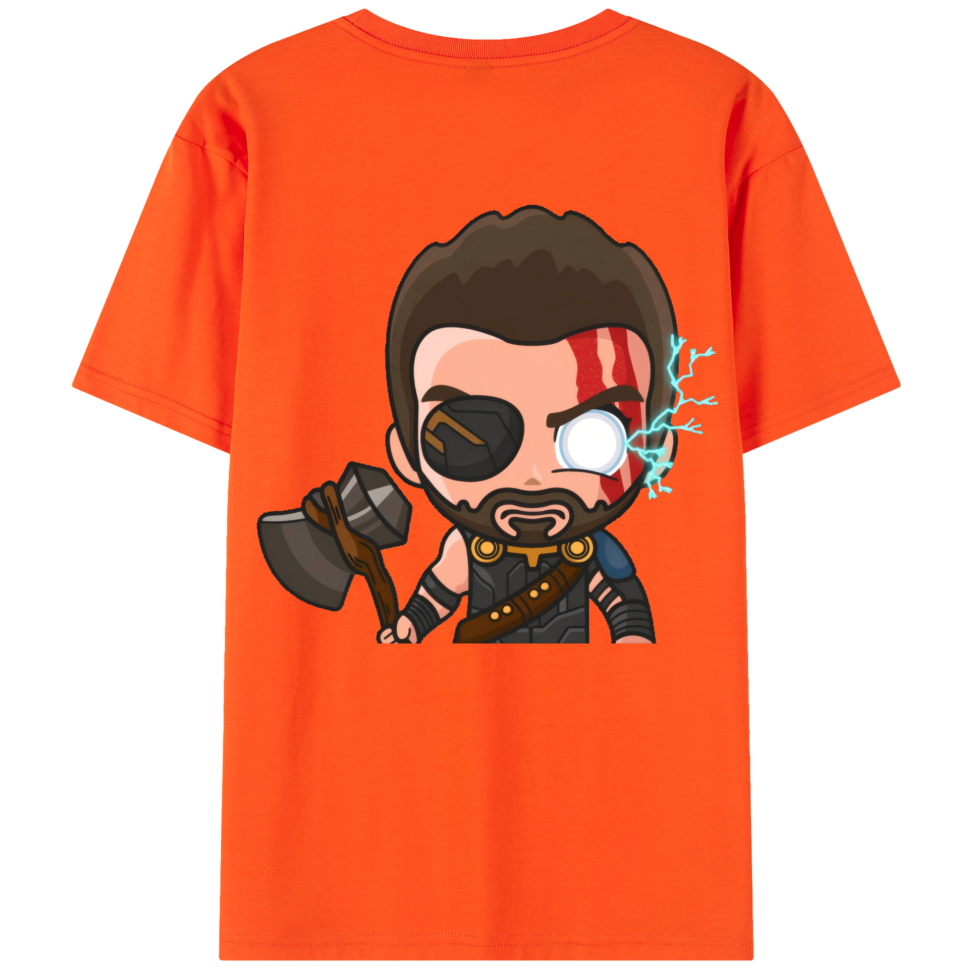 （画像用） アベンジャーズ The Avengers 綿100％半袖Tシャツ（背面プリント）