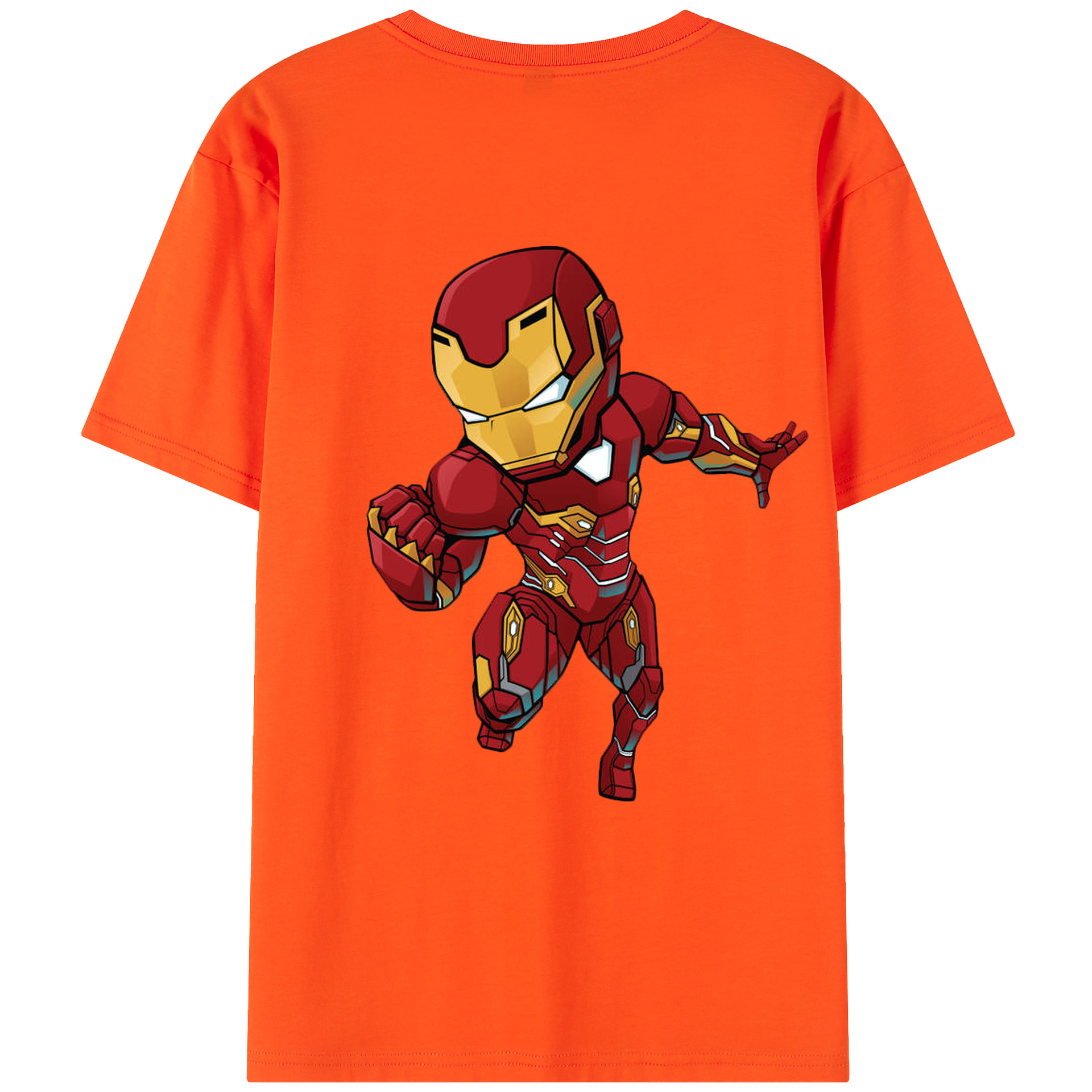 （画像用） アベンジャーズ The Avengers 綿100％半袖Tシャツ（背面プリント）