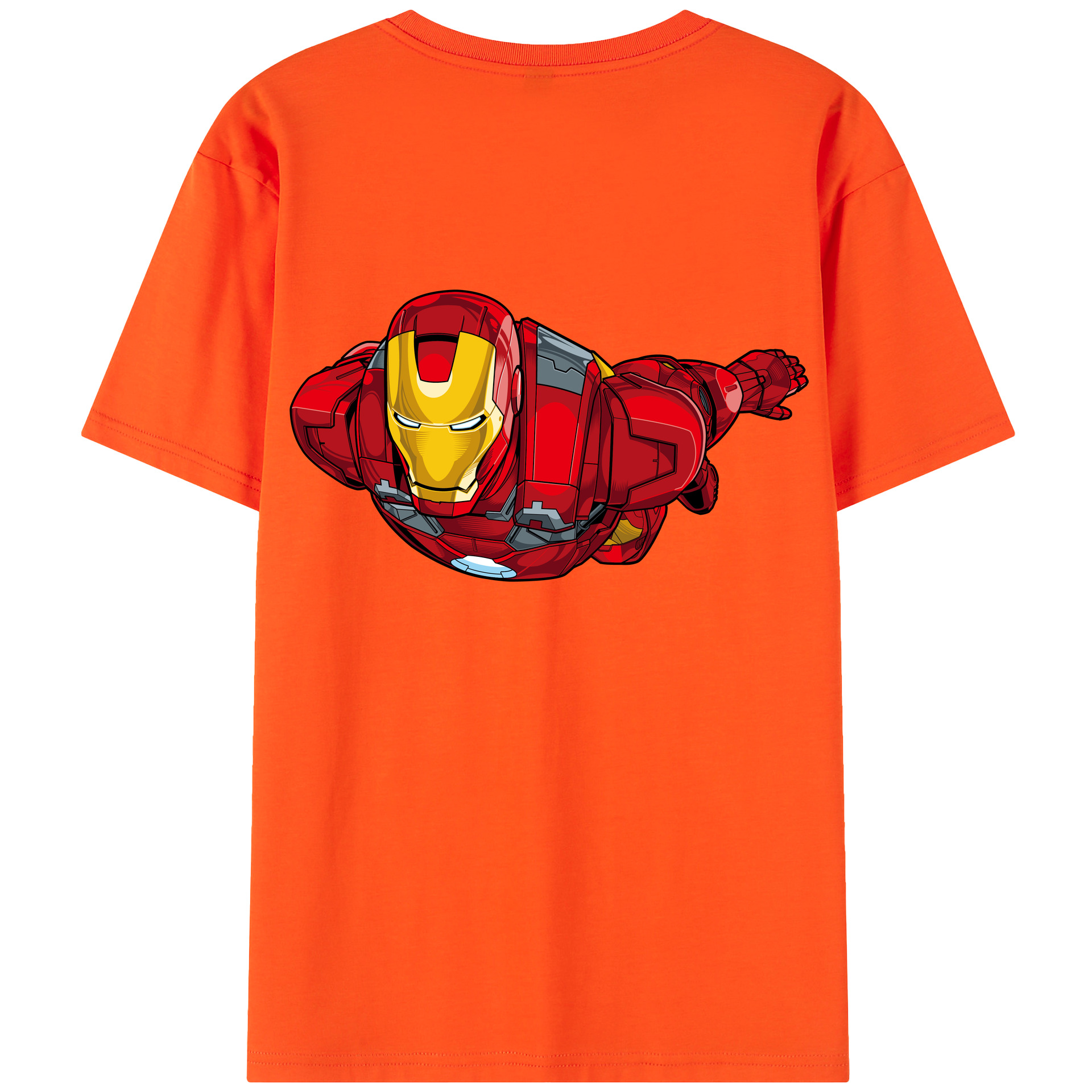 （画像用） アベンジャーズ The Avengers 綿100％半袖Tシャツ（背面プリント）