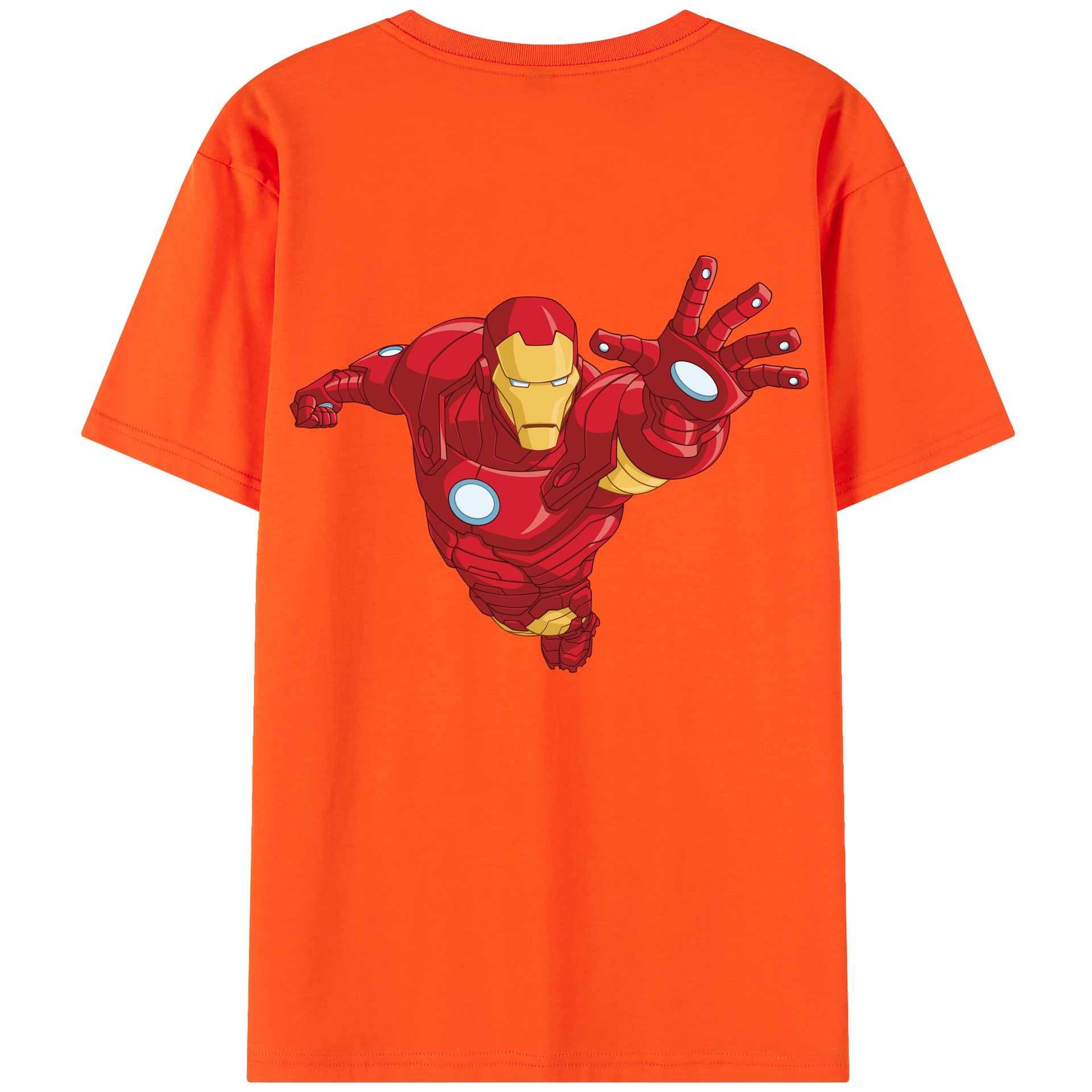 （画像用） アベンジャーズ The Avengers 綿100％半袖Tシャツ（背面プリント）