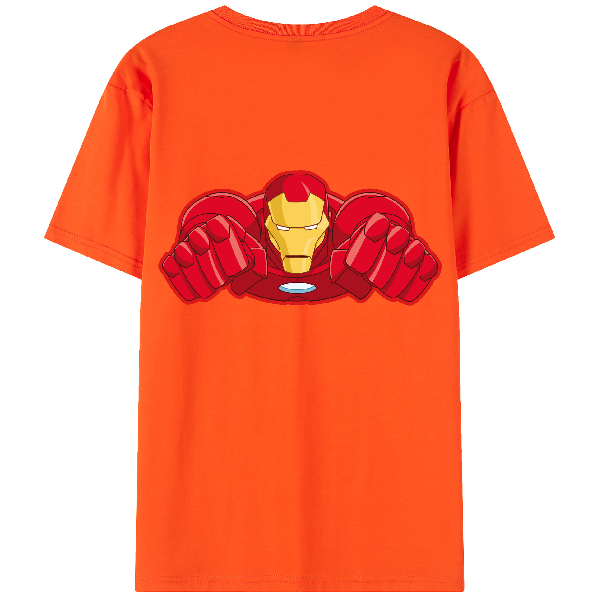 （画像用） アベンジャーズ The Avengers 綿100％半袖Tシャツ（背面プリント）