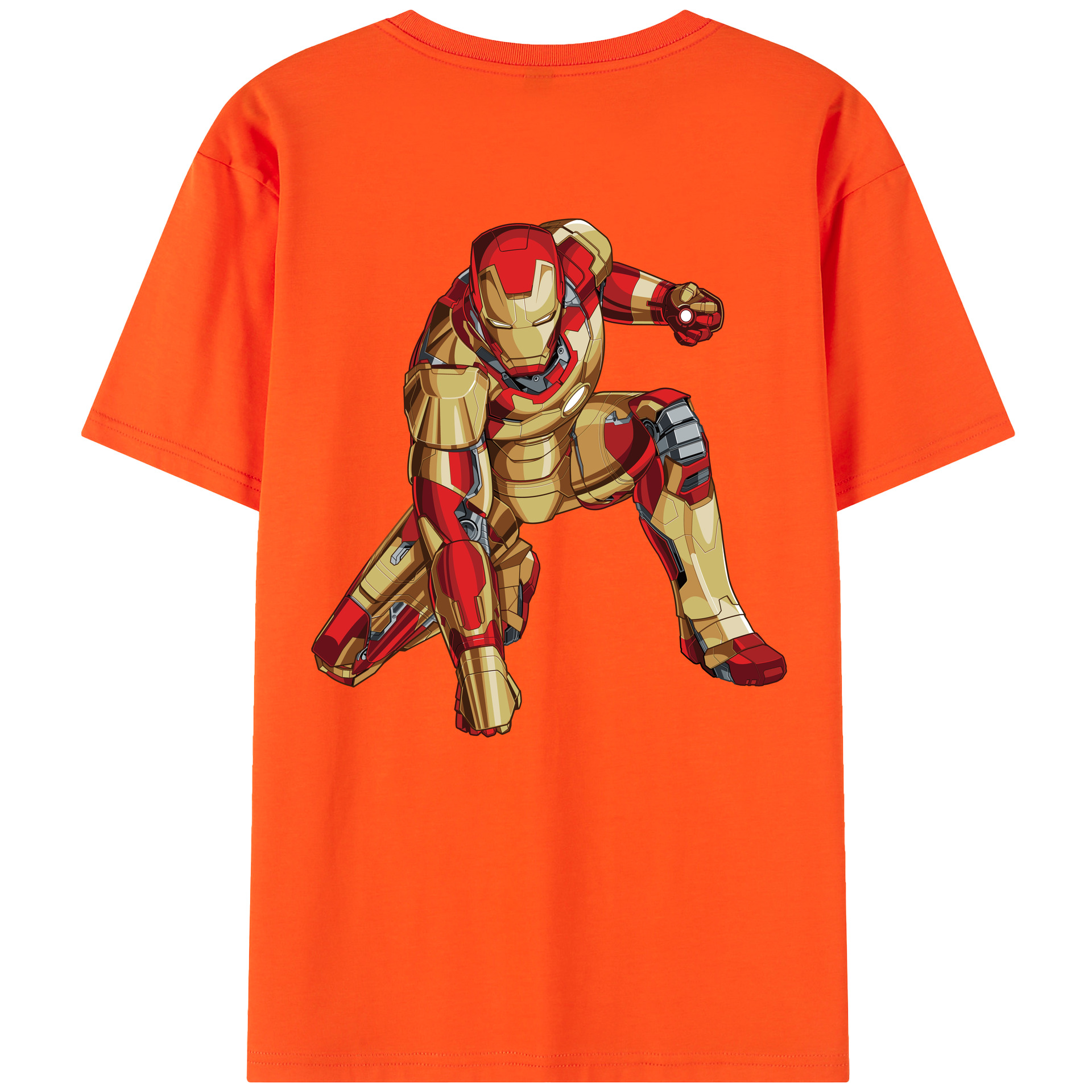 （画像用） アベンジャーズ The Avengers 綿100％半袖Tシャツ（背面プリント）