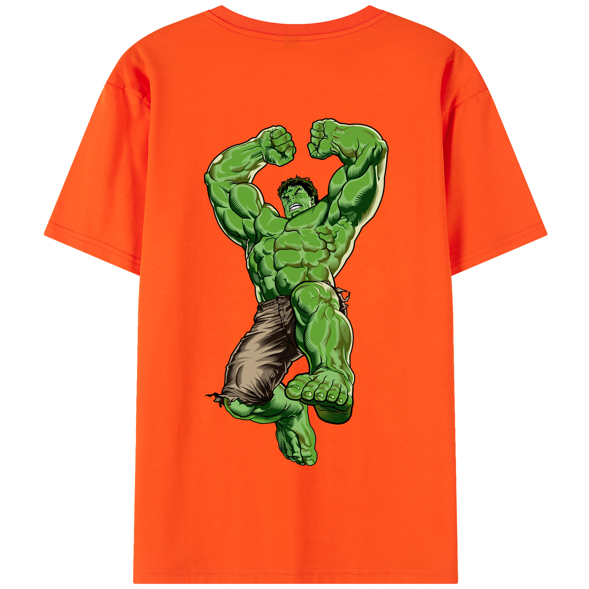 （画像用） アベンジャーズ The Avengers 綿100％半袖Tシャツ（背面プリント）