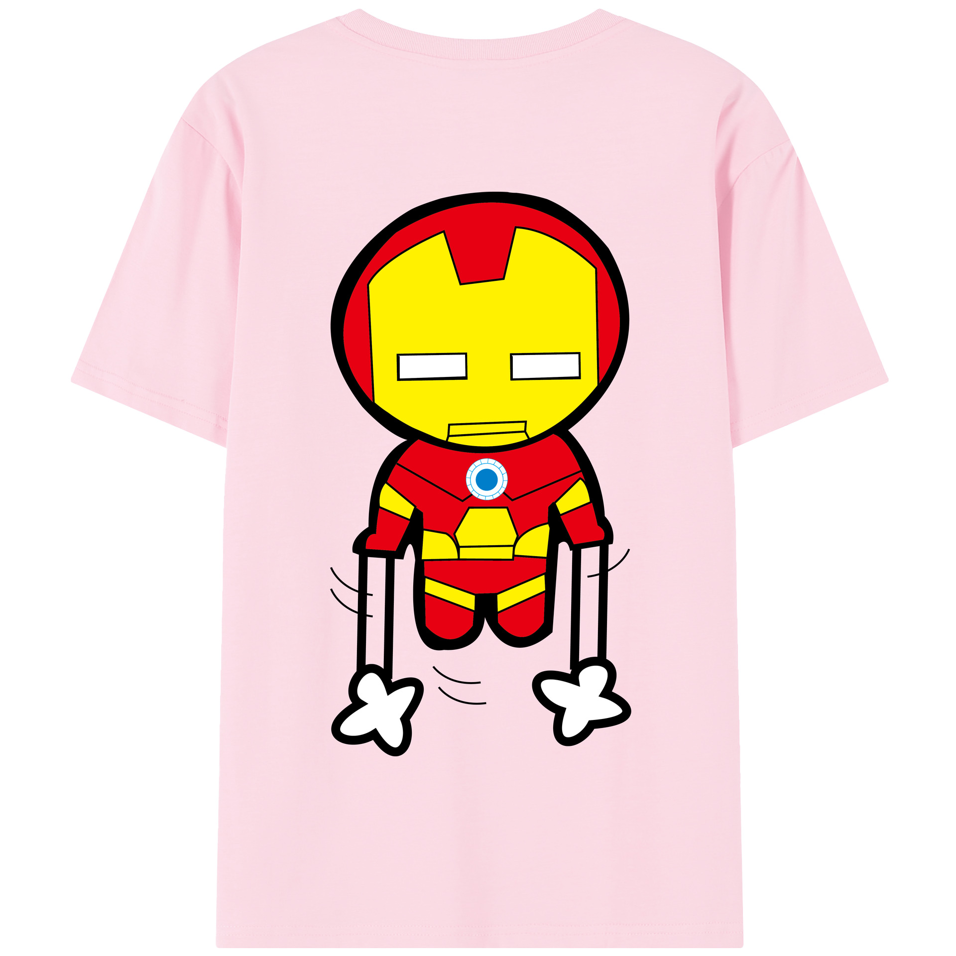（画像用） アベンジャーズ The Avengers 綿100％半袖Tシャツ（背面プリント）