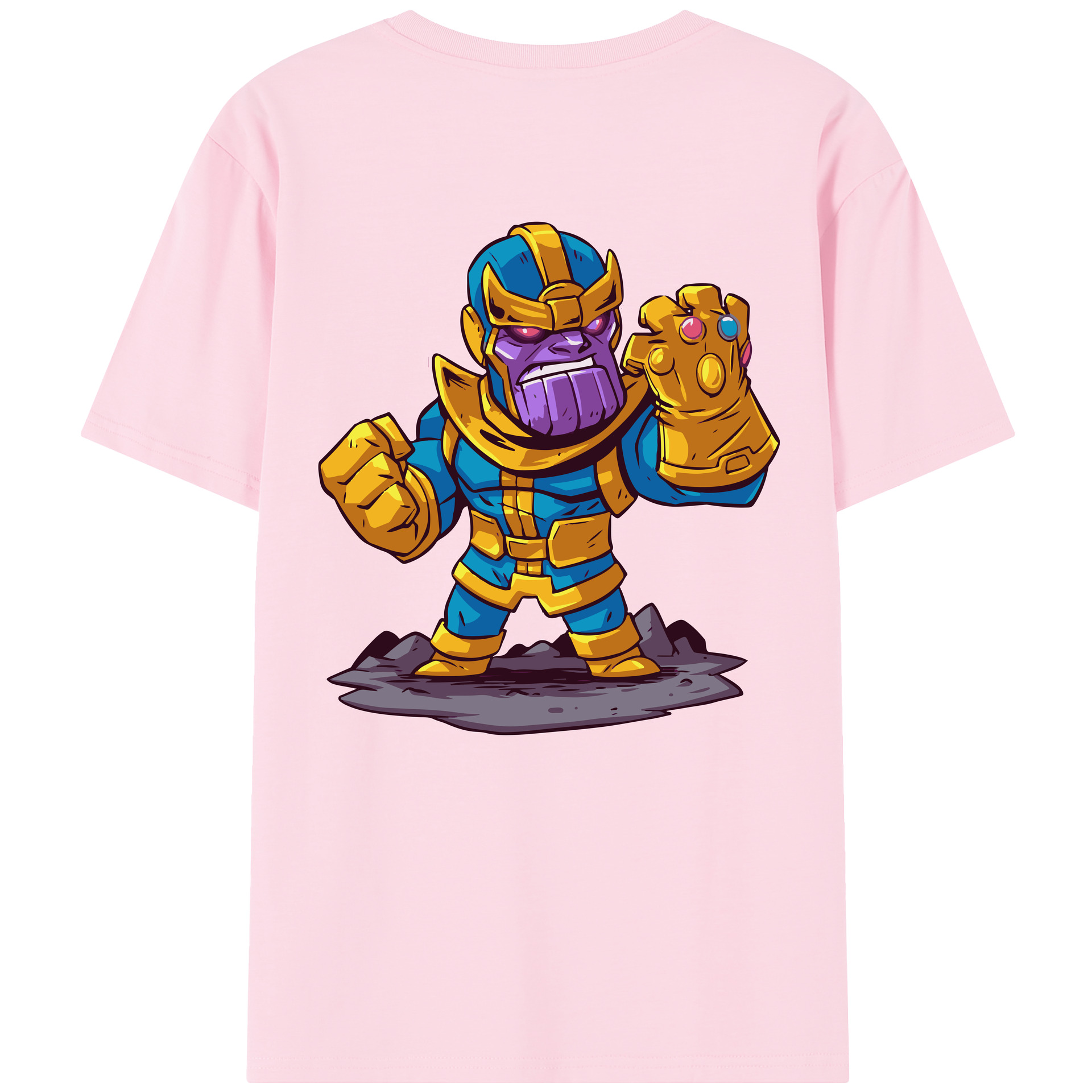 （画像用） アベンジャーズ The Avengers 綿100％半袖Tシャツ（背面プリント）